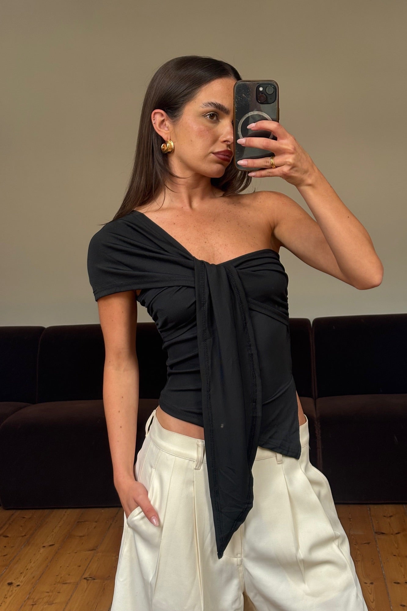 Carli Top Black