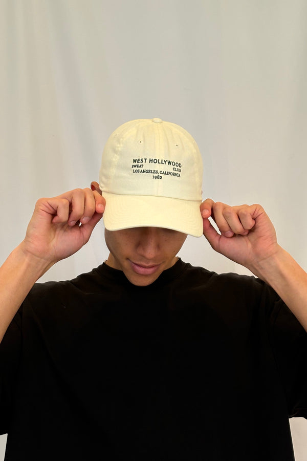 West Hollywood Sweat Cap Ivory