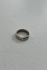 NTH Faceted Ring Silver