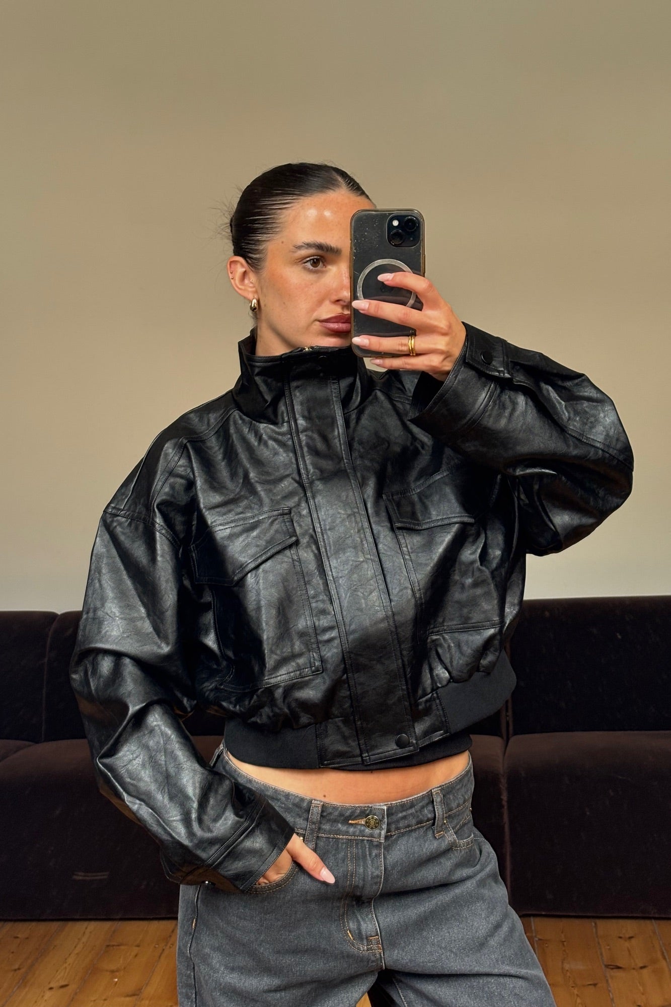 Kai Bomber Jacket Black