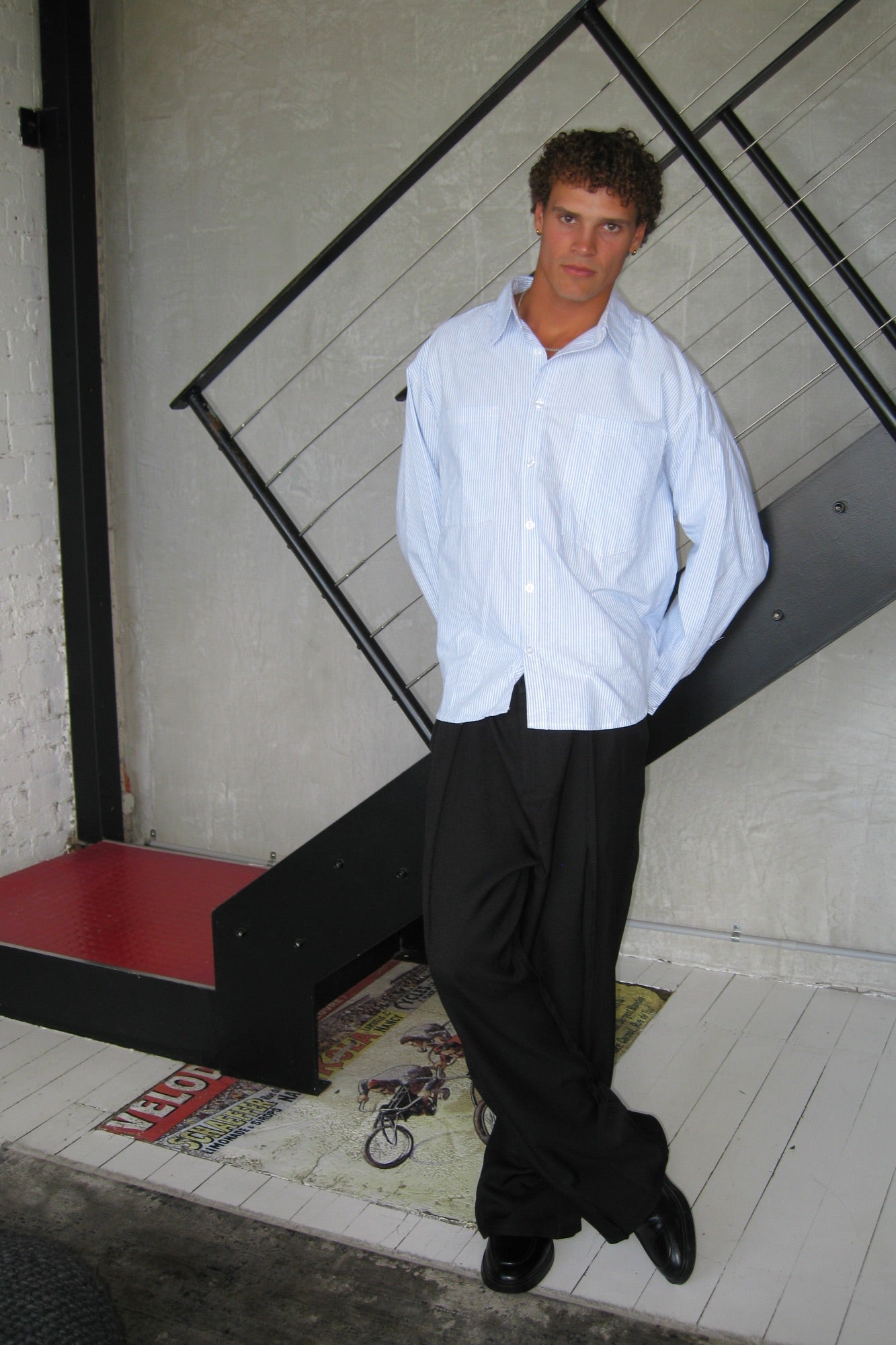 NTH Shirt Stripe Blue