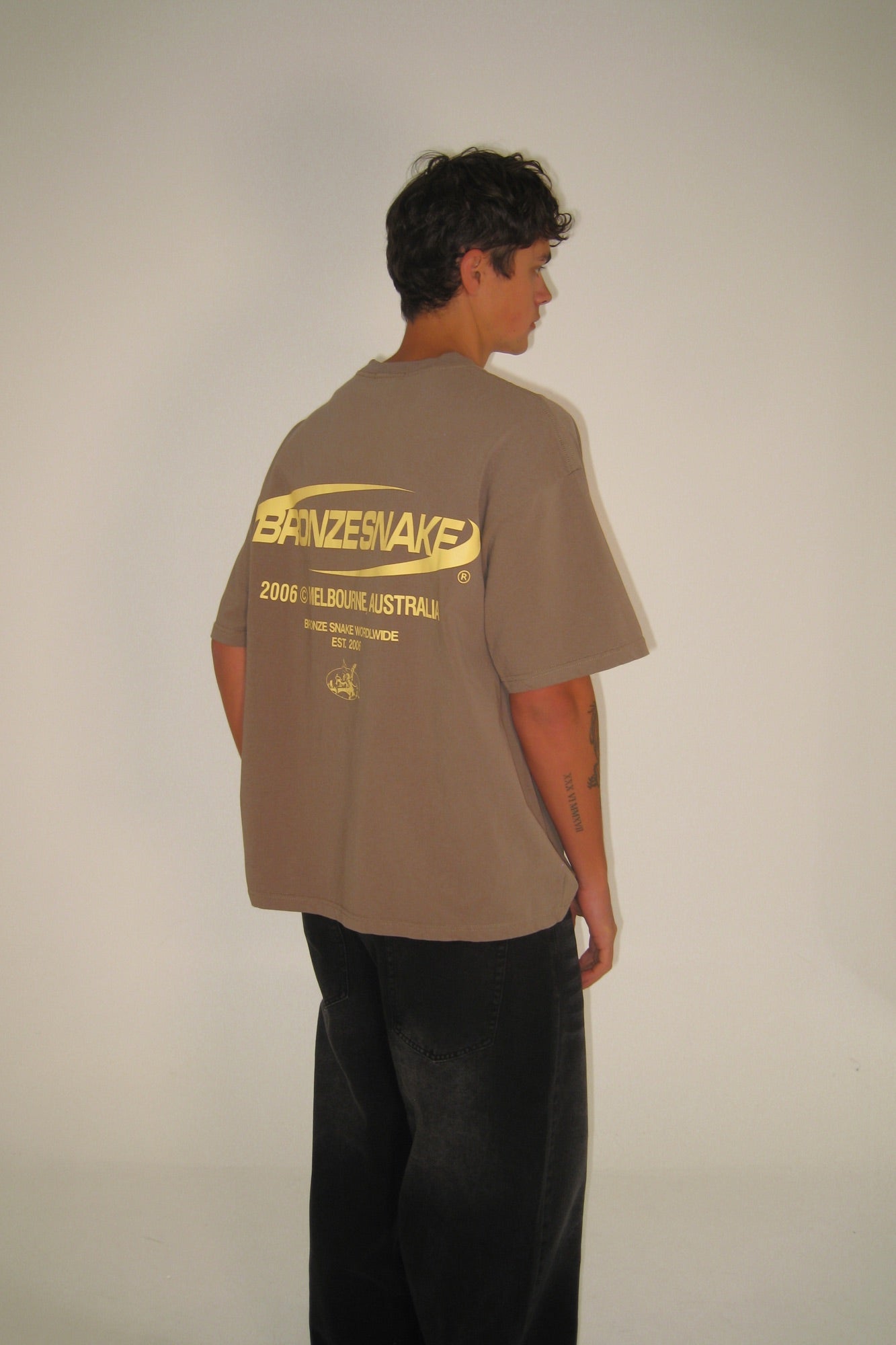 Bronze Snake Classic Tee Army