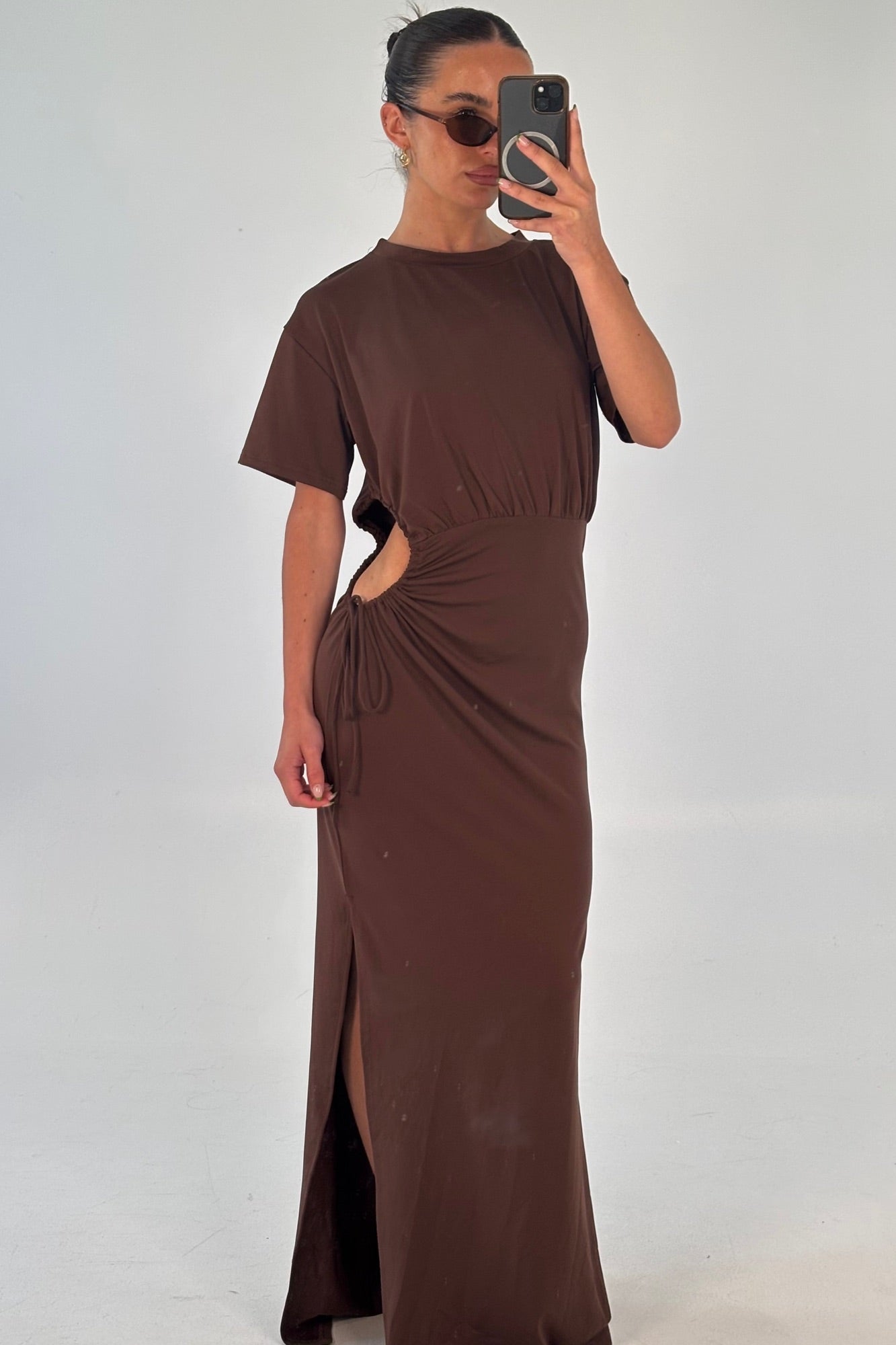 Denny Maxi Dress Chocolate