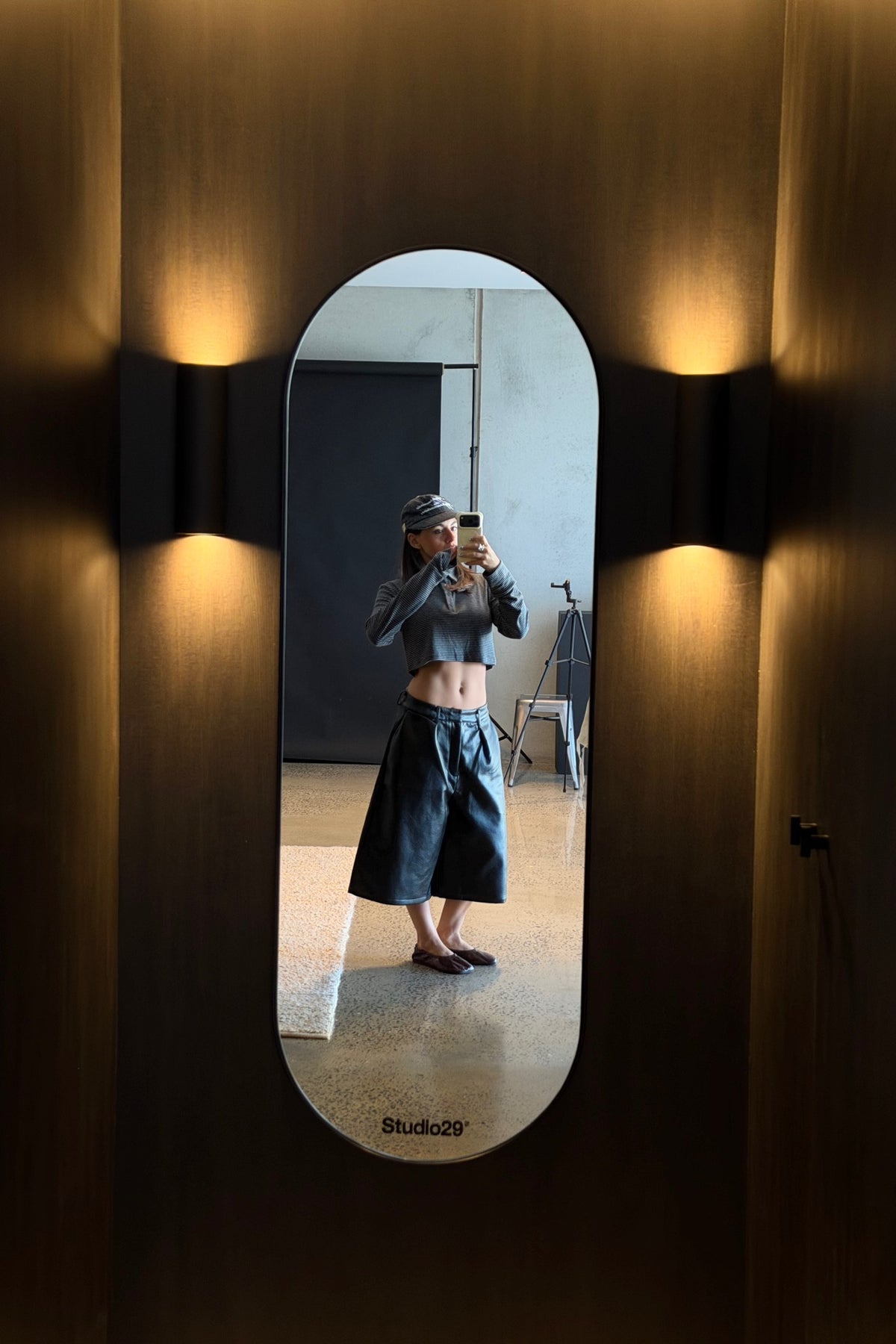 Roni Long Short Vegan Leather