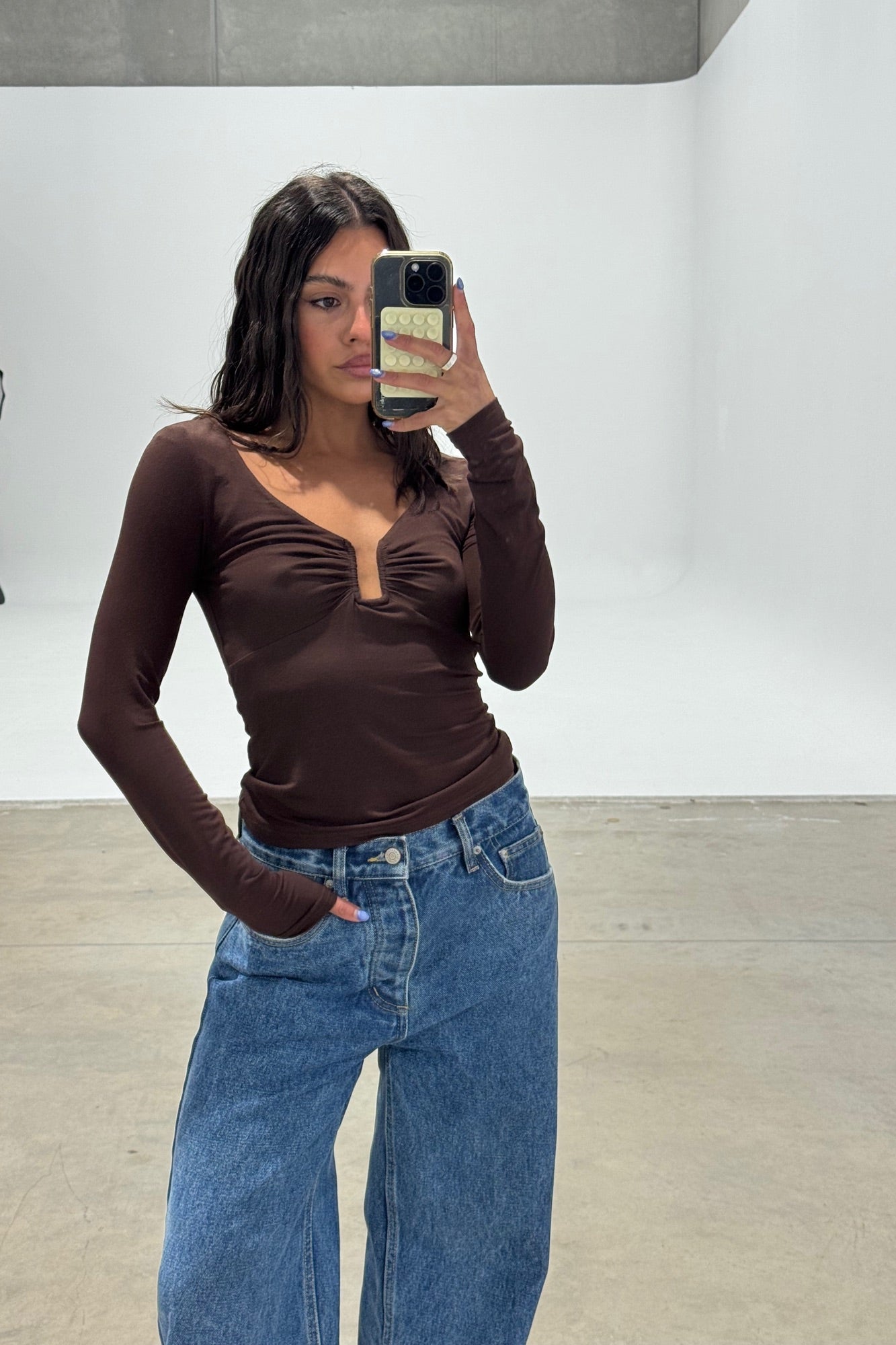 Ida Long Sleeve Chocolate