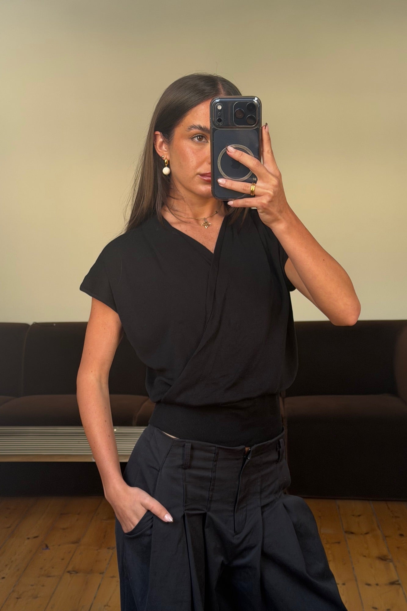 Kansas Top Black