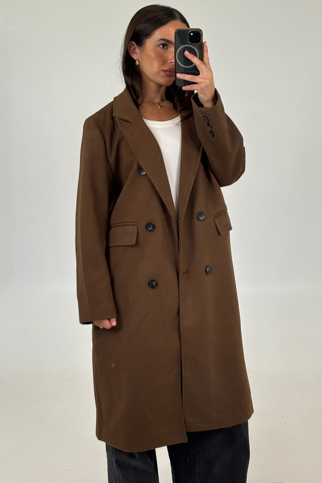 Valencia Coat Chocolate