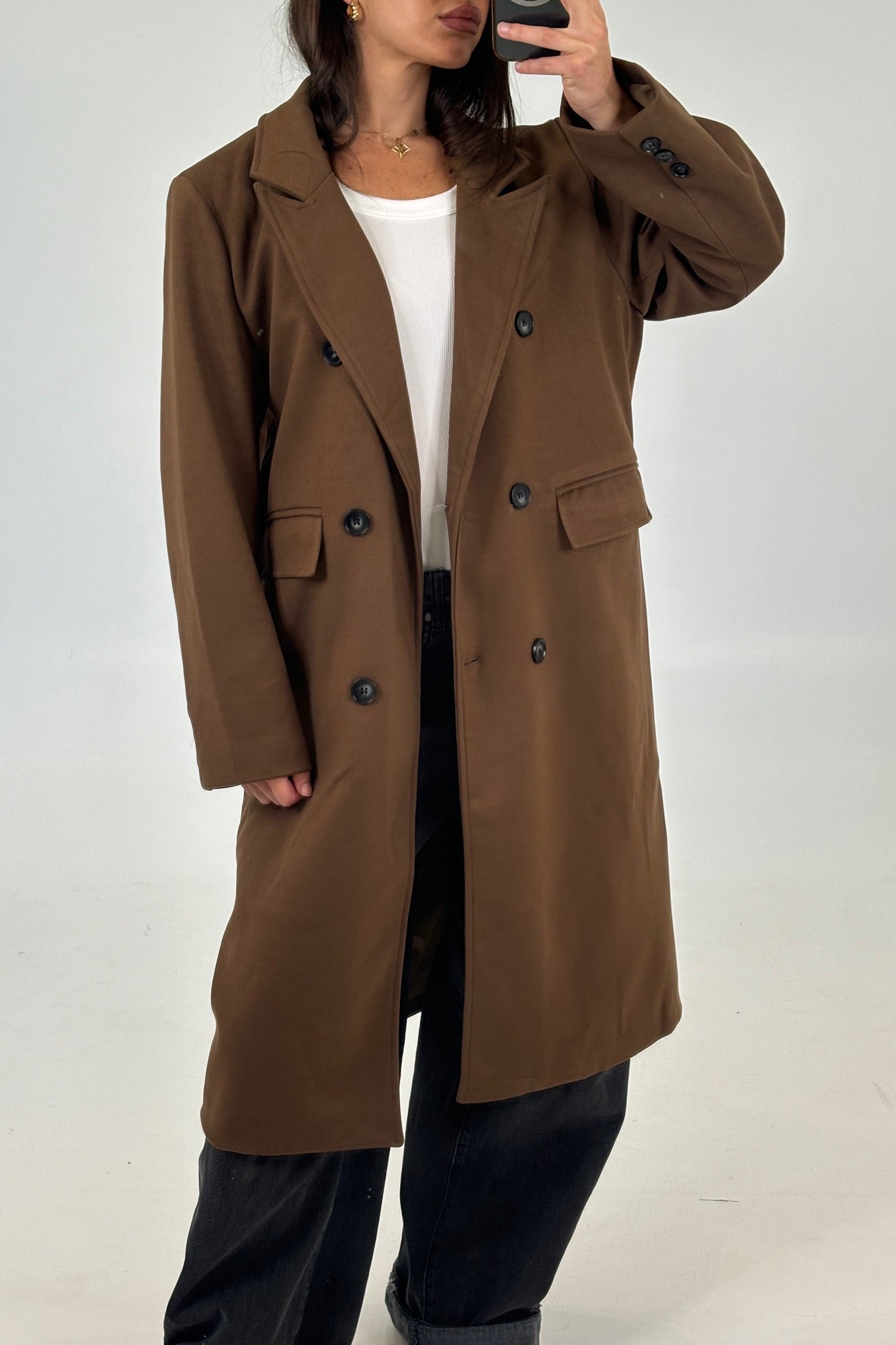 Valencia Coat Chocolate