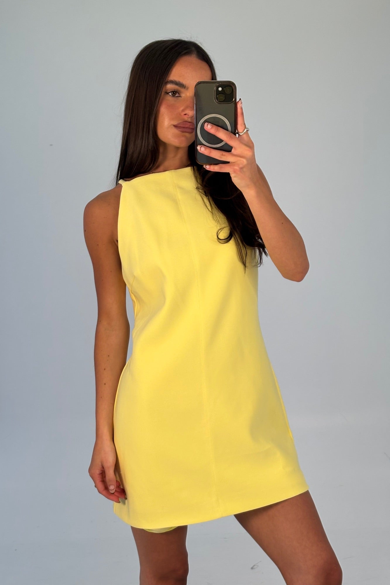 Bronte Mini Dress Lemon
