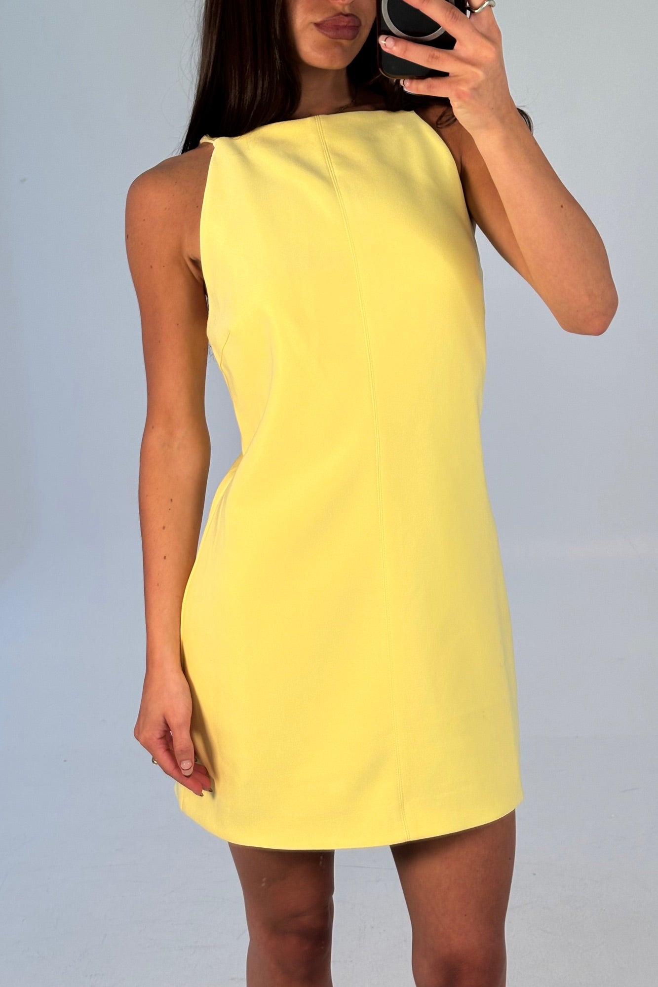 Bronte Mini Dress Lemon