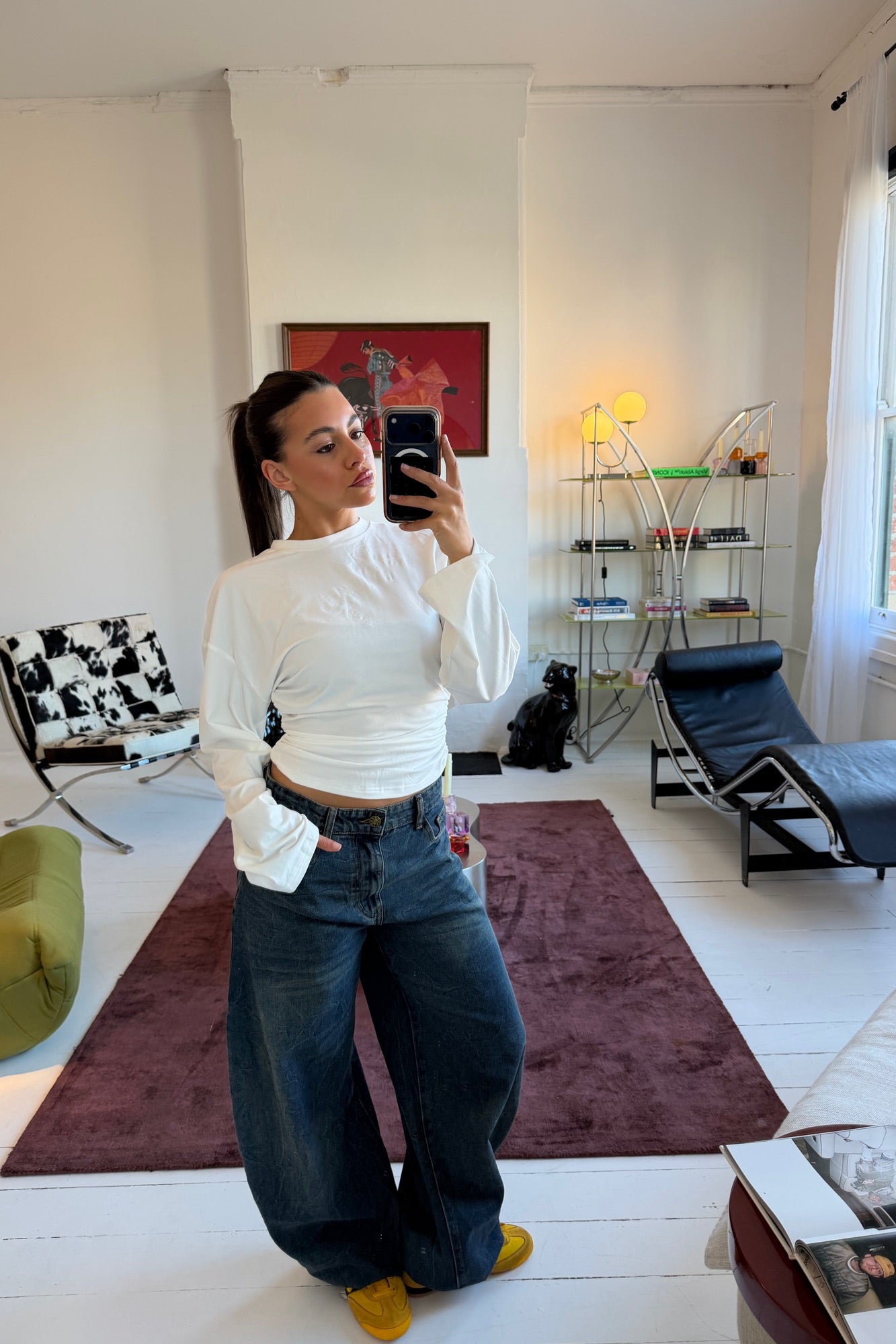 Rishelle Long Sleeve White