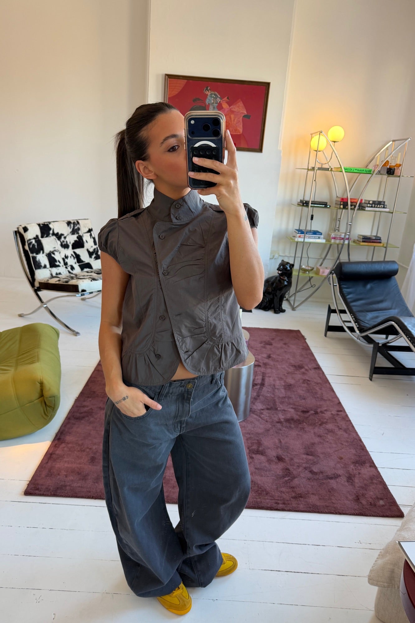Yianni Short Sleeve Shirt Slate