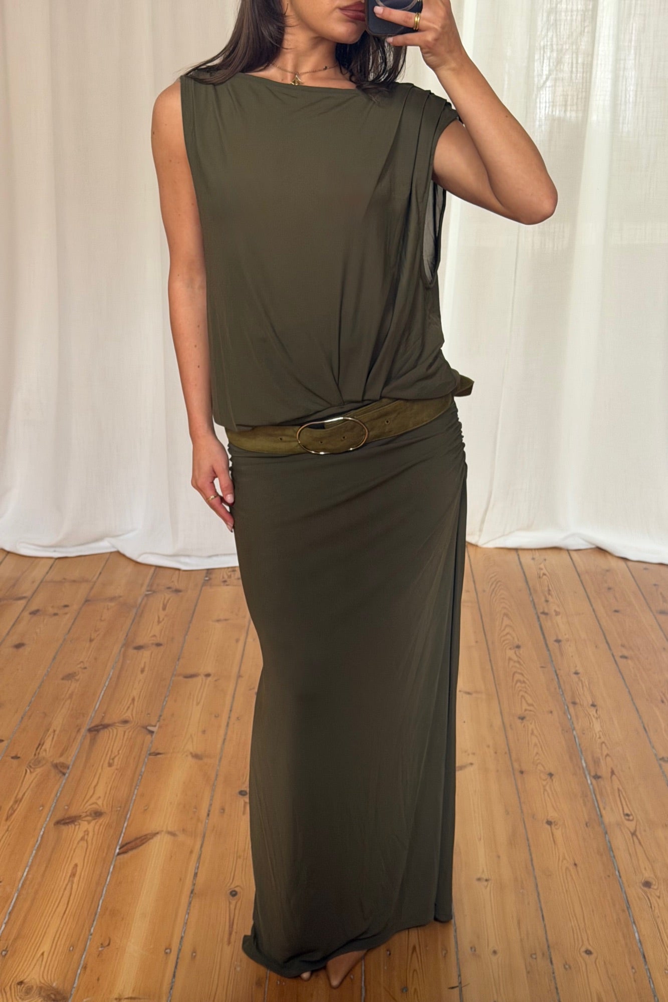 Selen Dress Olive
