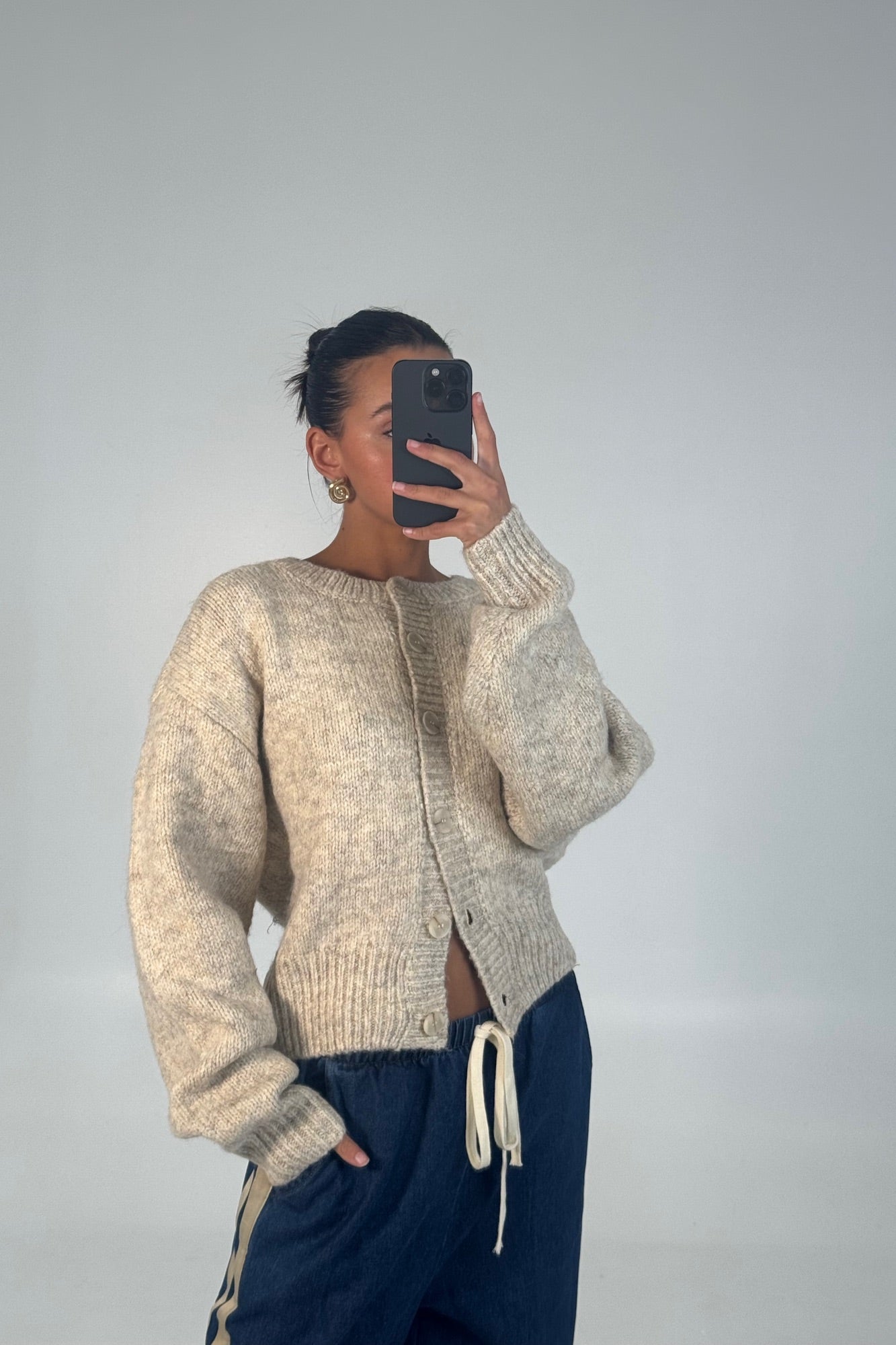 Sandra Cardigan Sand