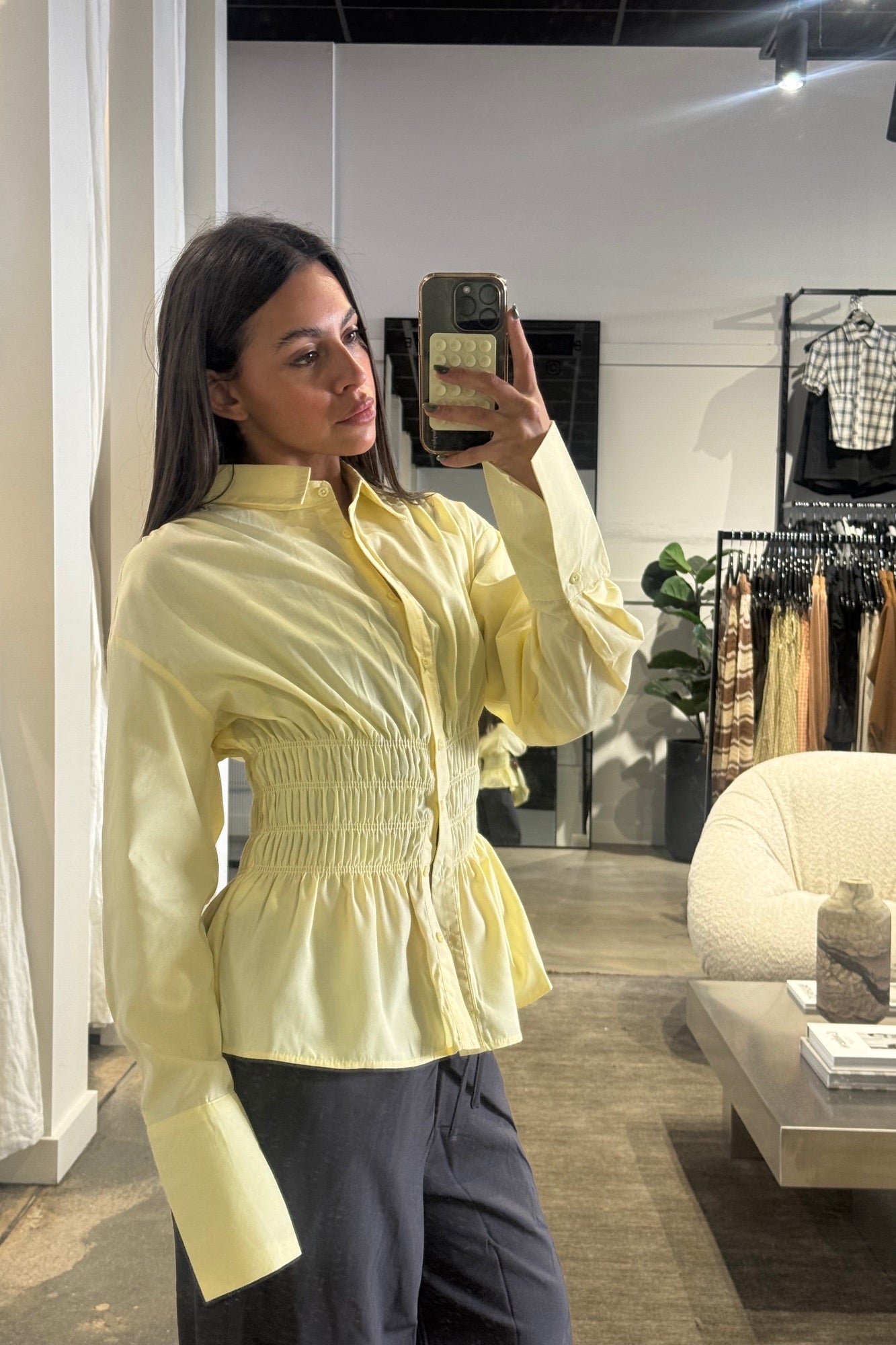 Nadine Shirt Lemon