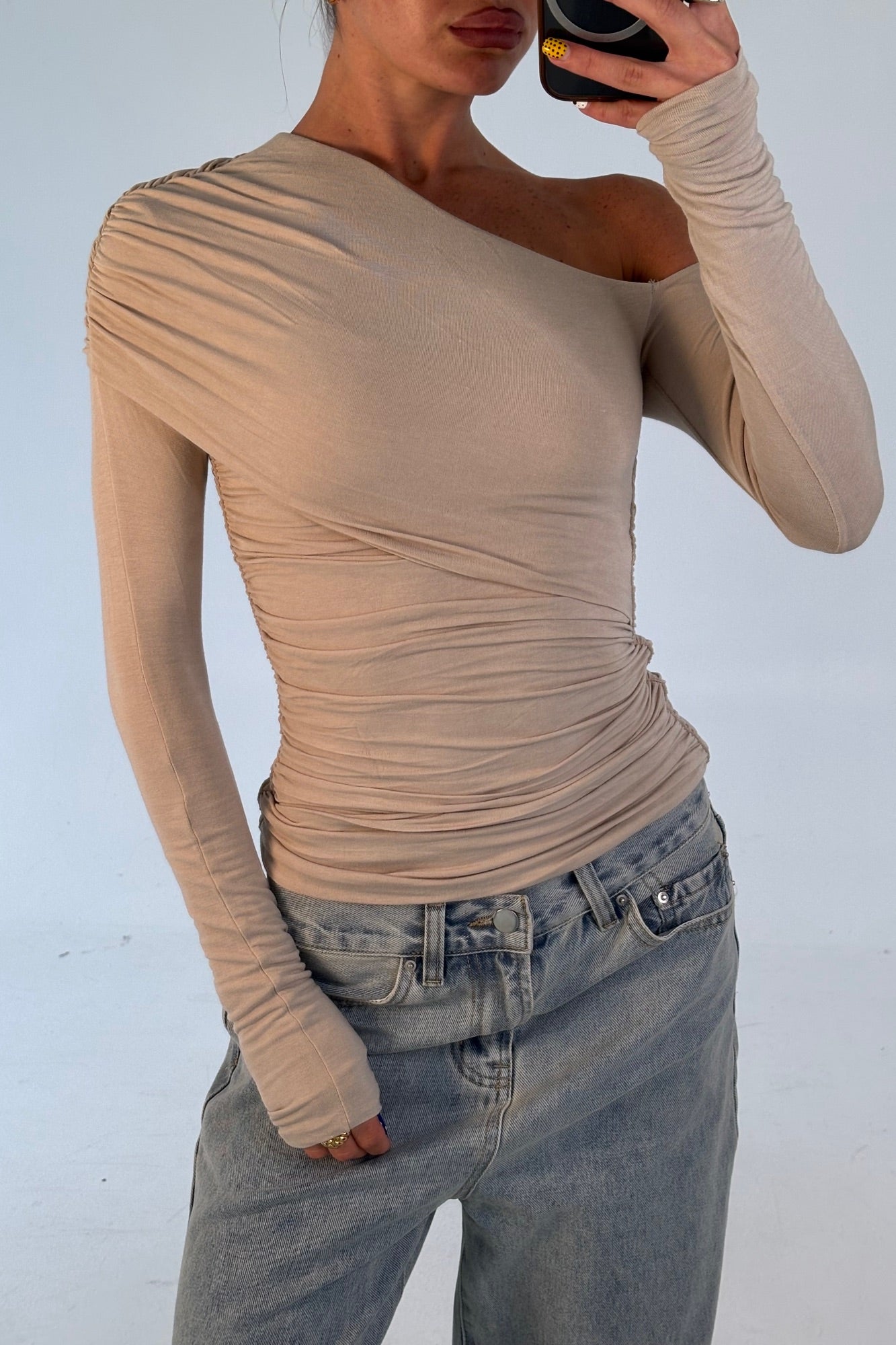 Yani Top Almond