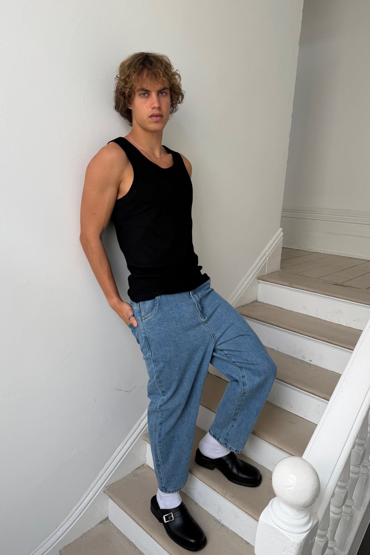 Austin Drop Jean Blue