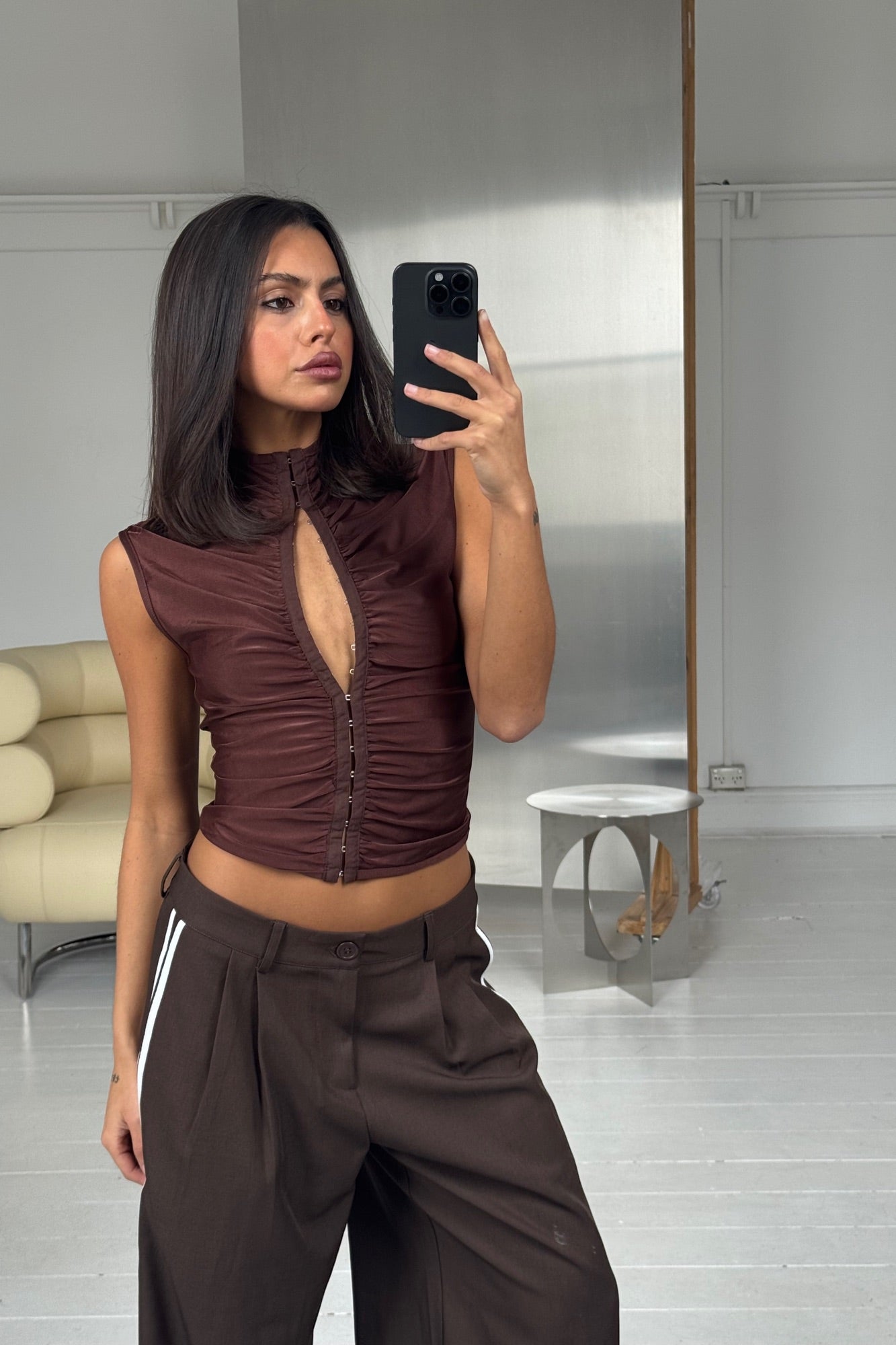 Alyce Top Chocolate