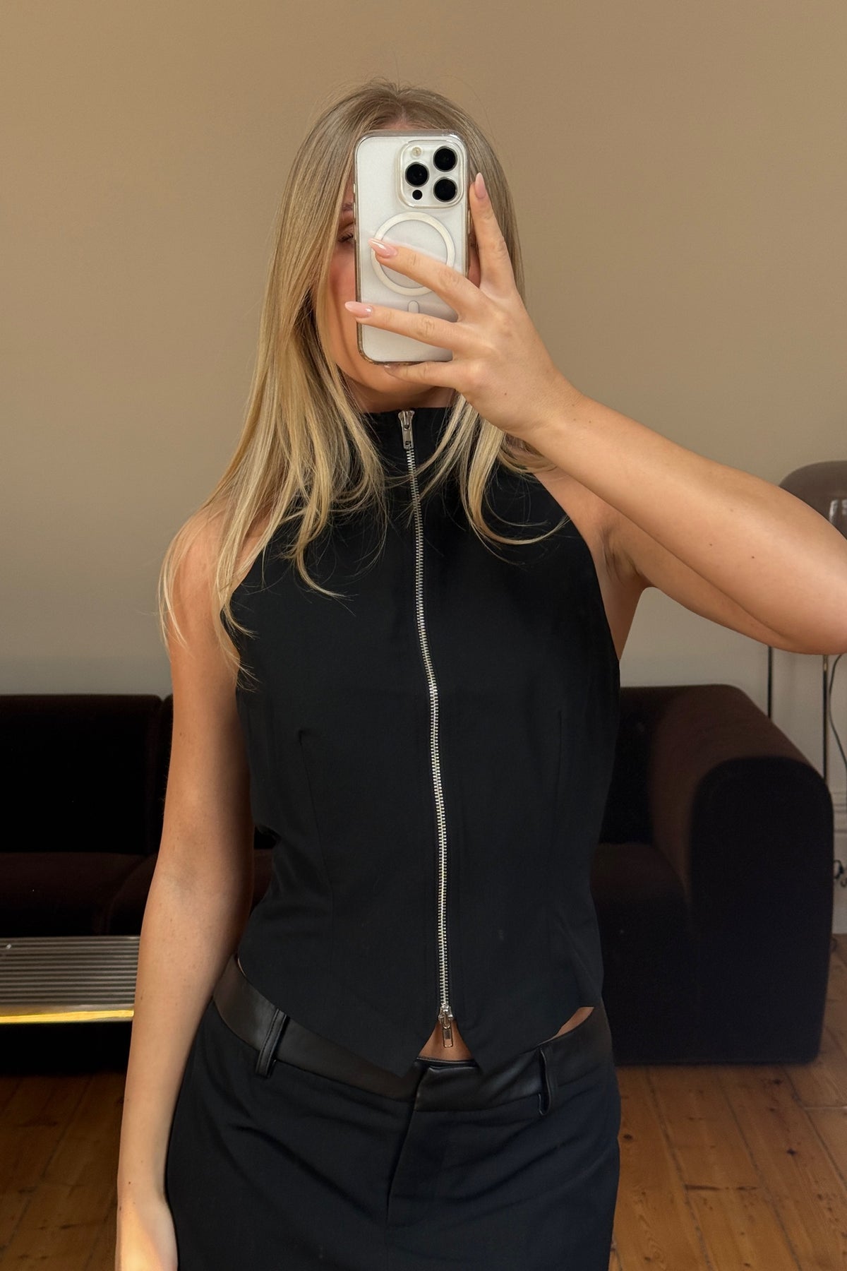Penny Top Black