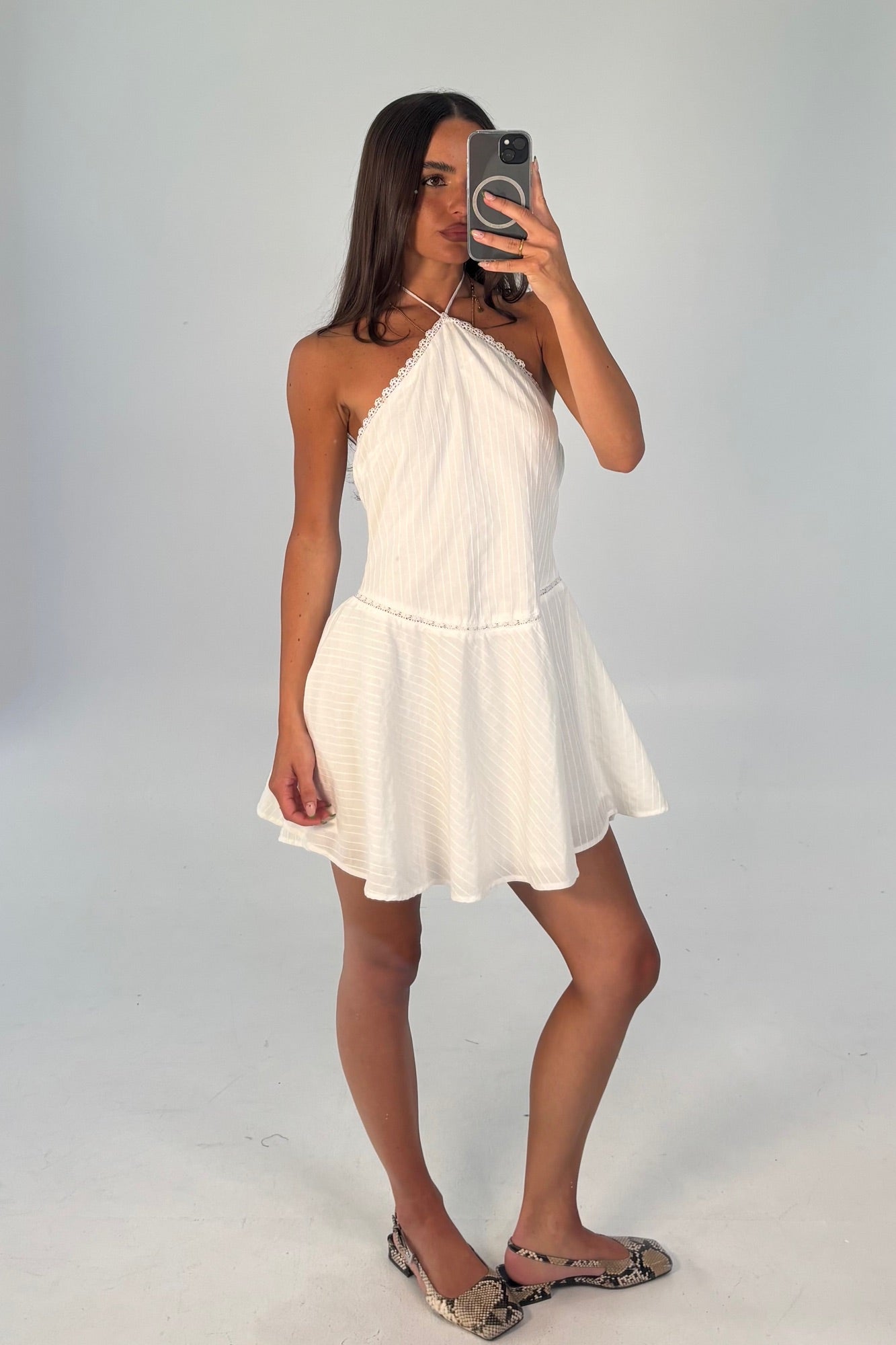 Abia Mini Dress White