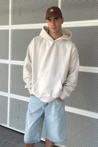 Roman Oversize Basic Hoodie Ivory