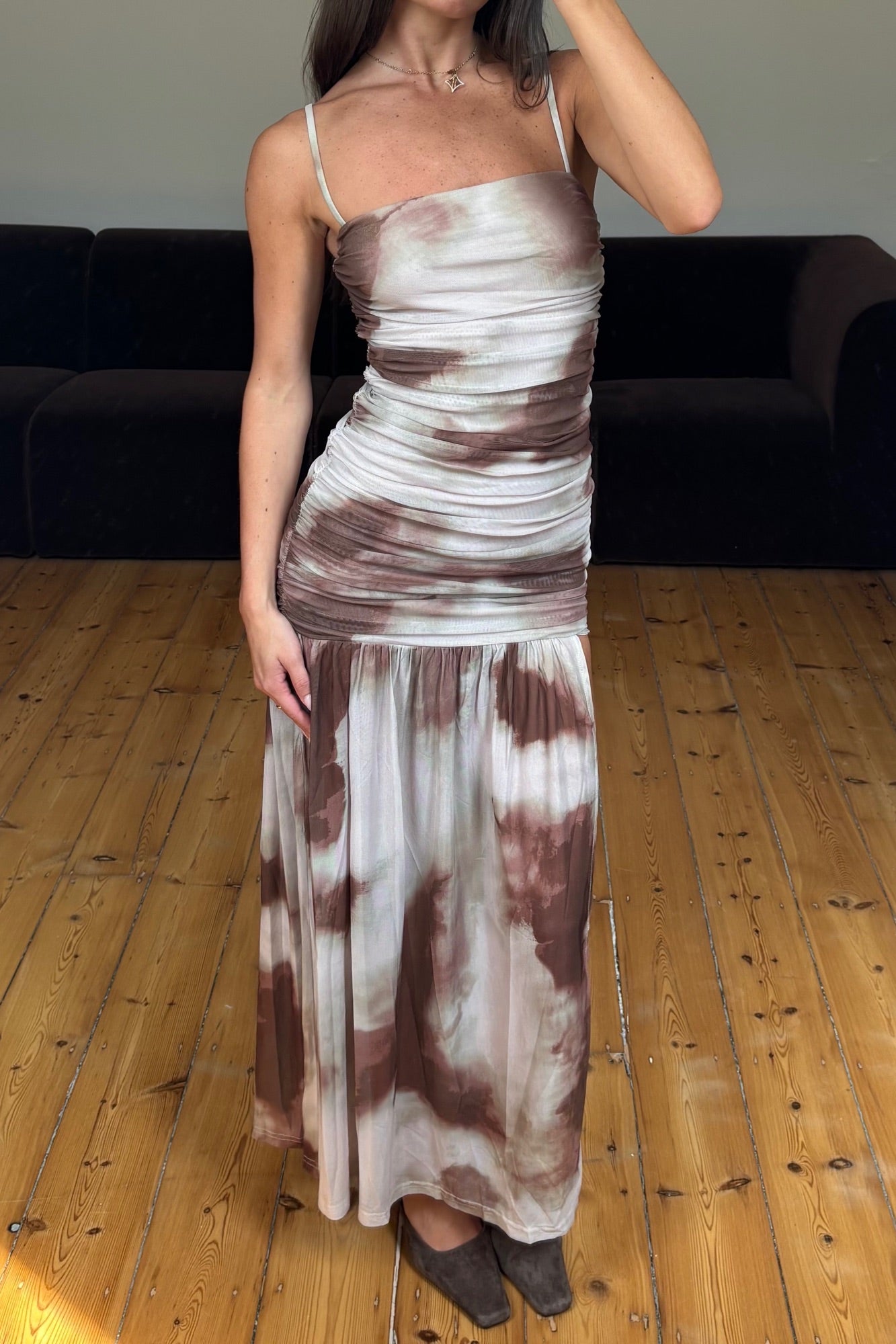 Aitana Maxi Dress Smoke