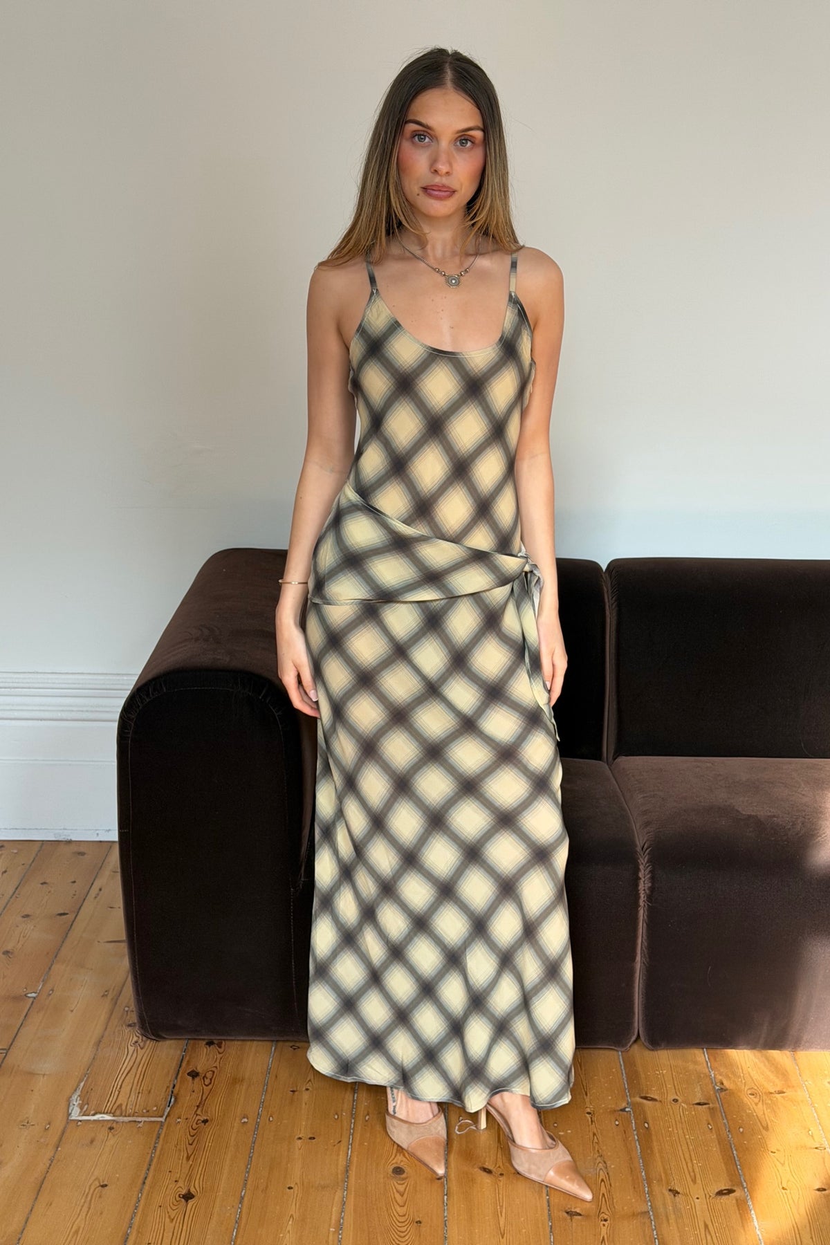 Eloise Maxi Dress Check