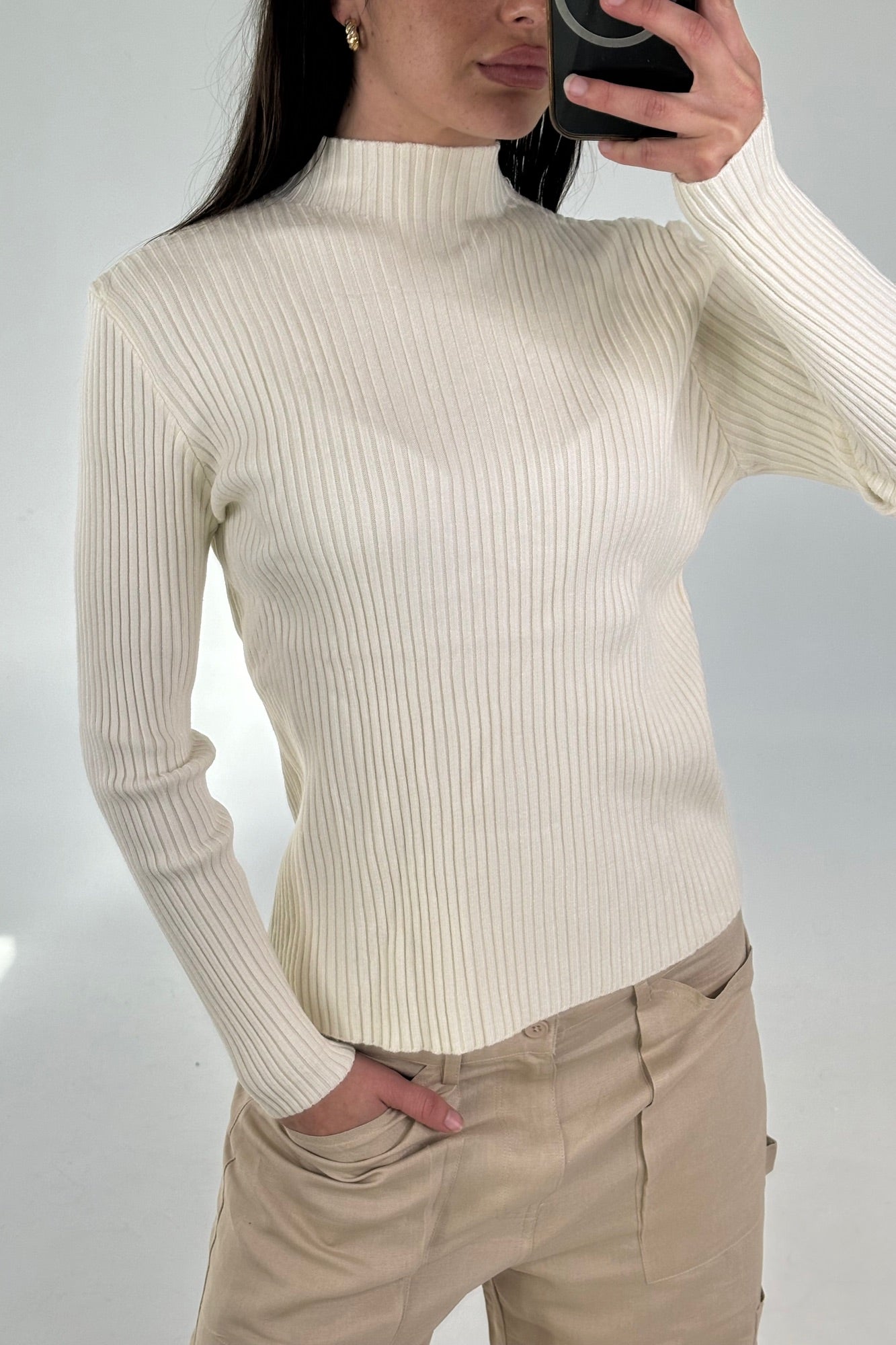 Freya Long Sleeve Cream