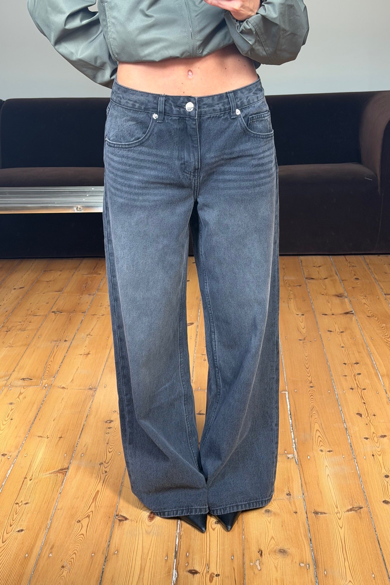 Emilia Jean Washed Black