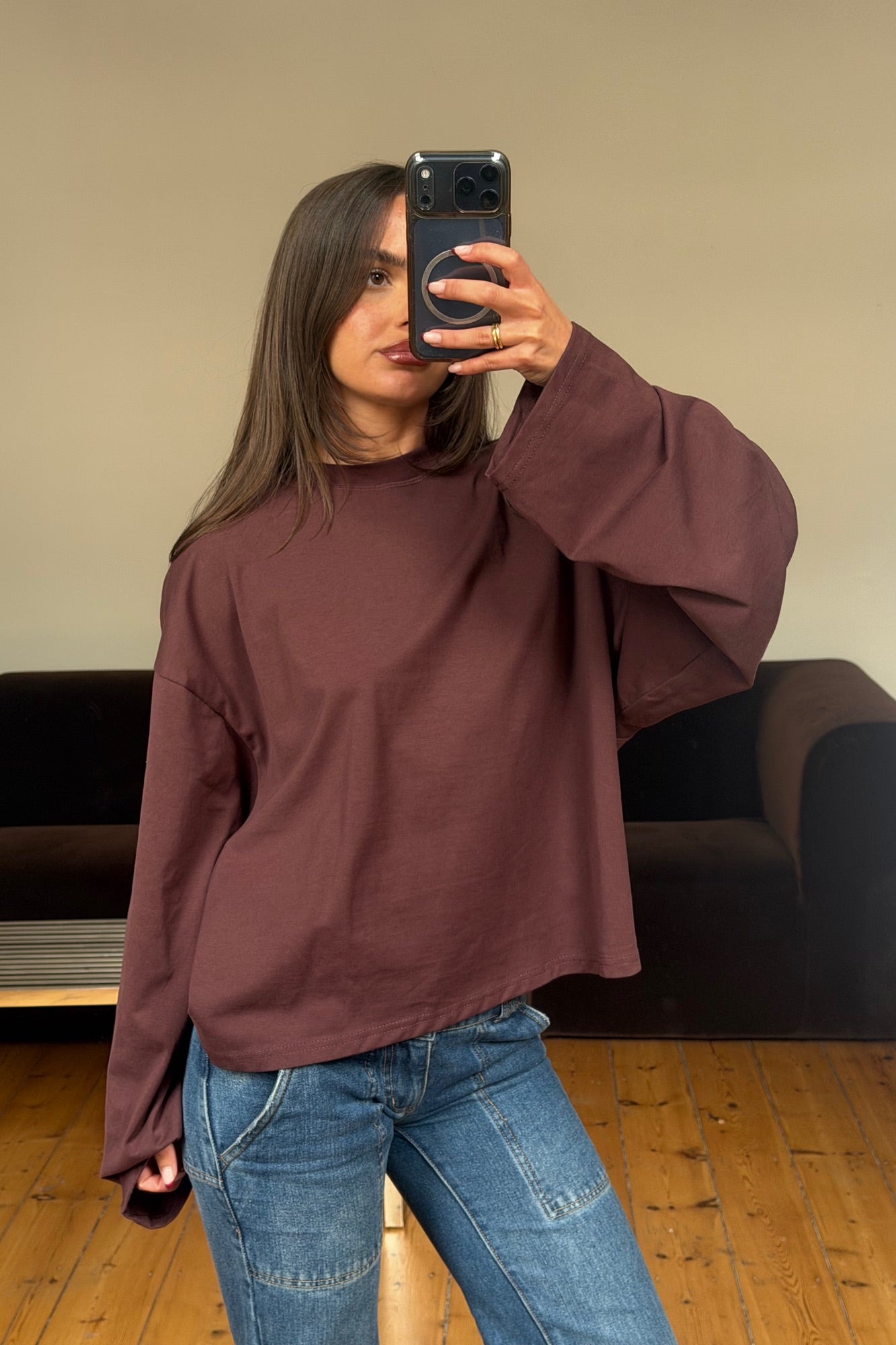 Bloom Long Sleeve Cinnamon