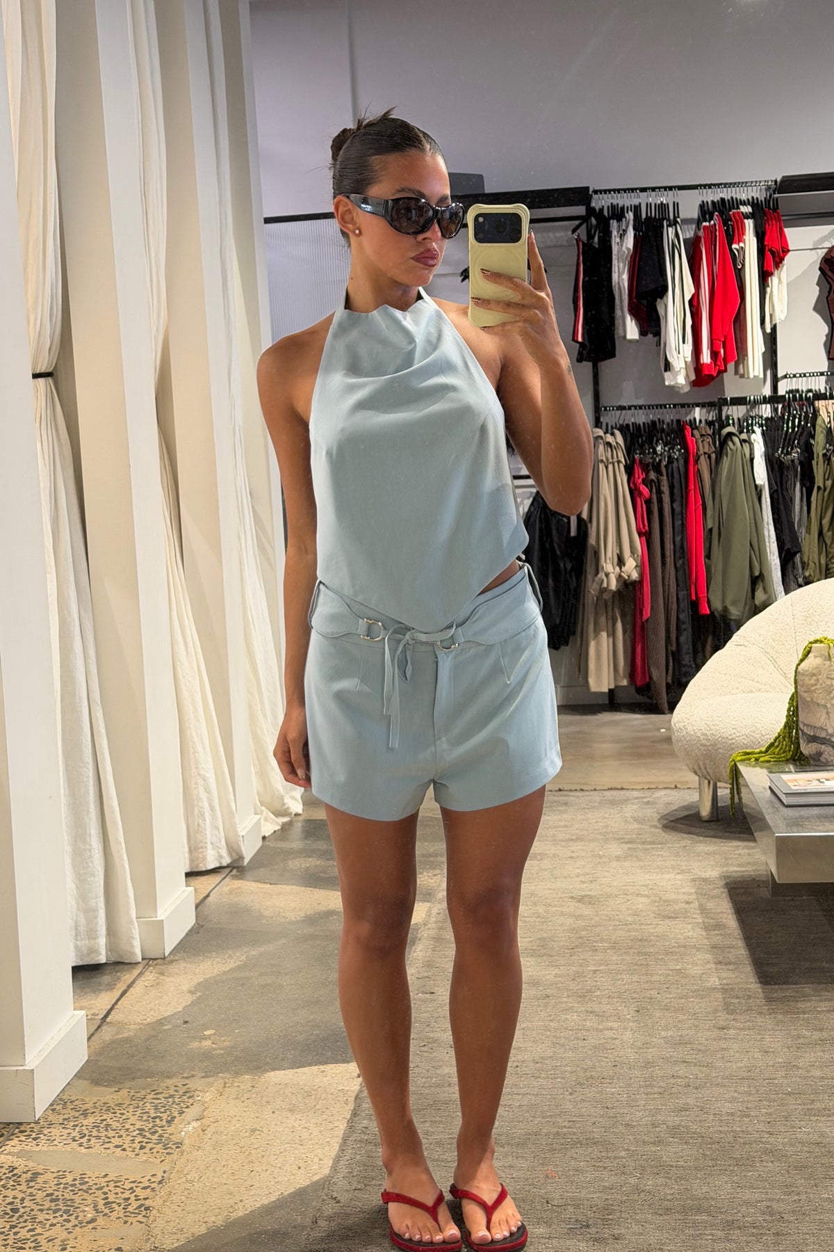 Sadie Top Cloud Blue
