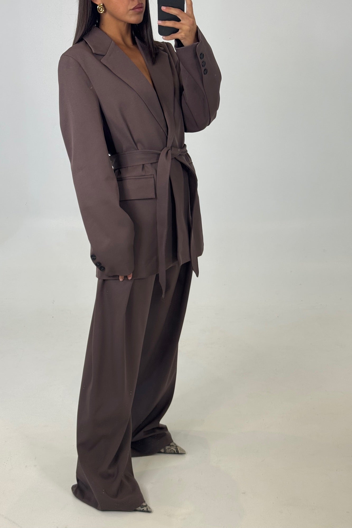 Vance Blazer Chocolate