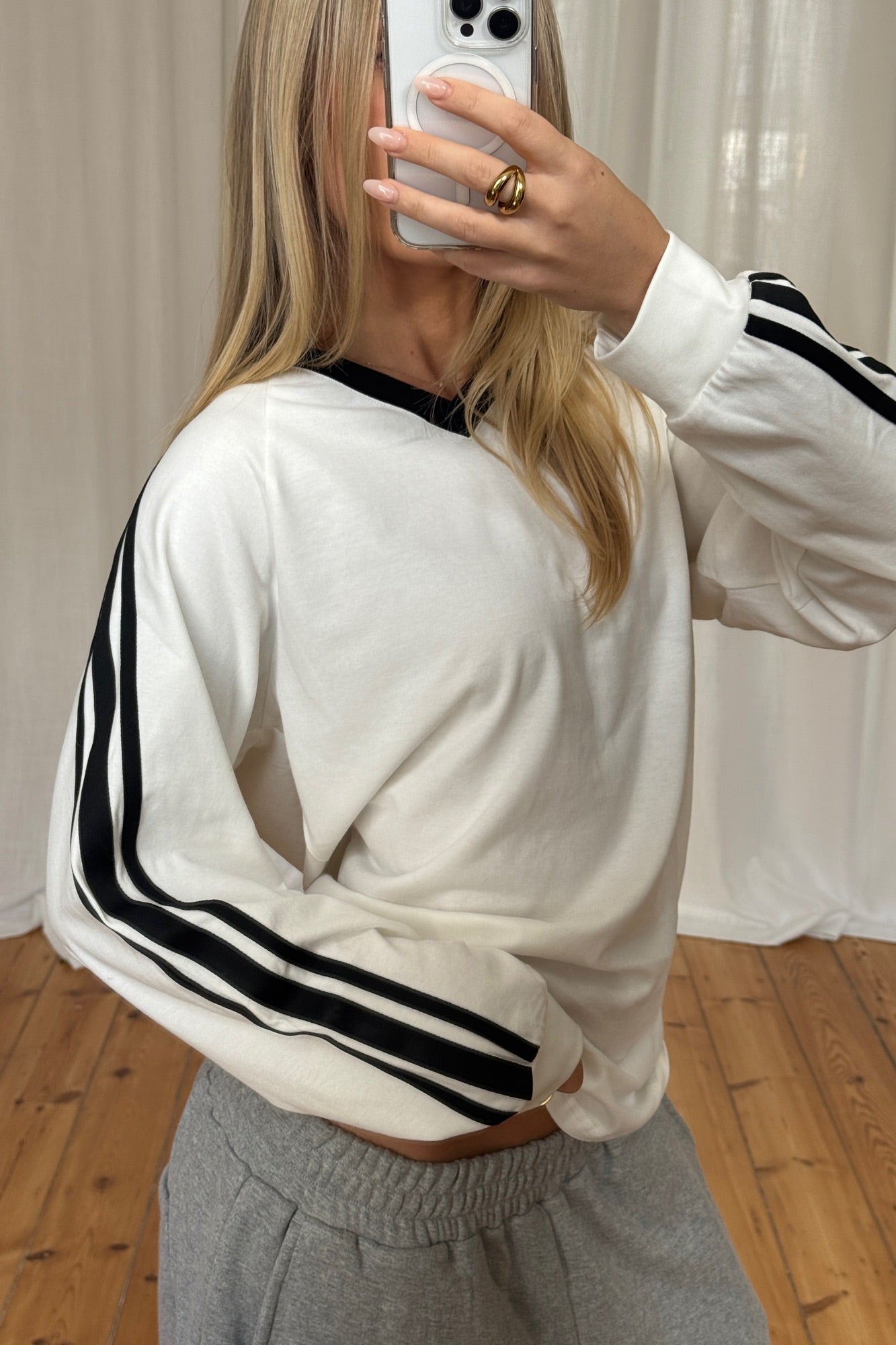 All Stars Long Sleeve Blanc