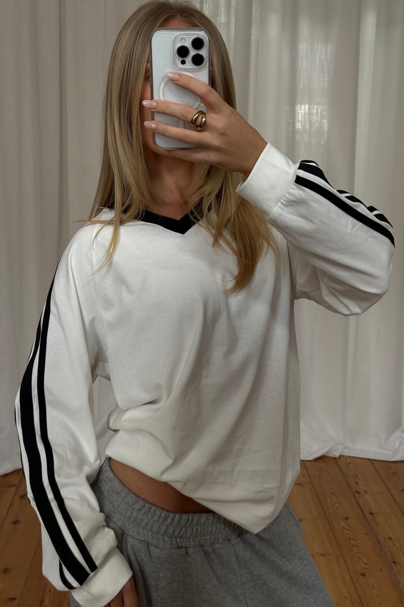 All Stars Long Sleeve Blanc