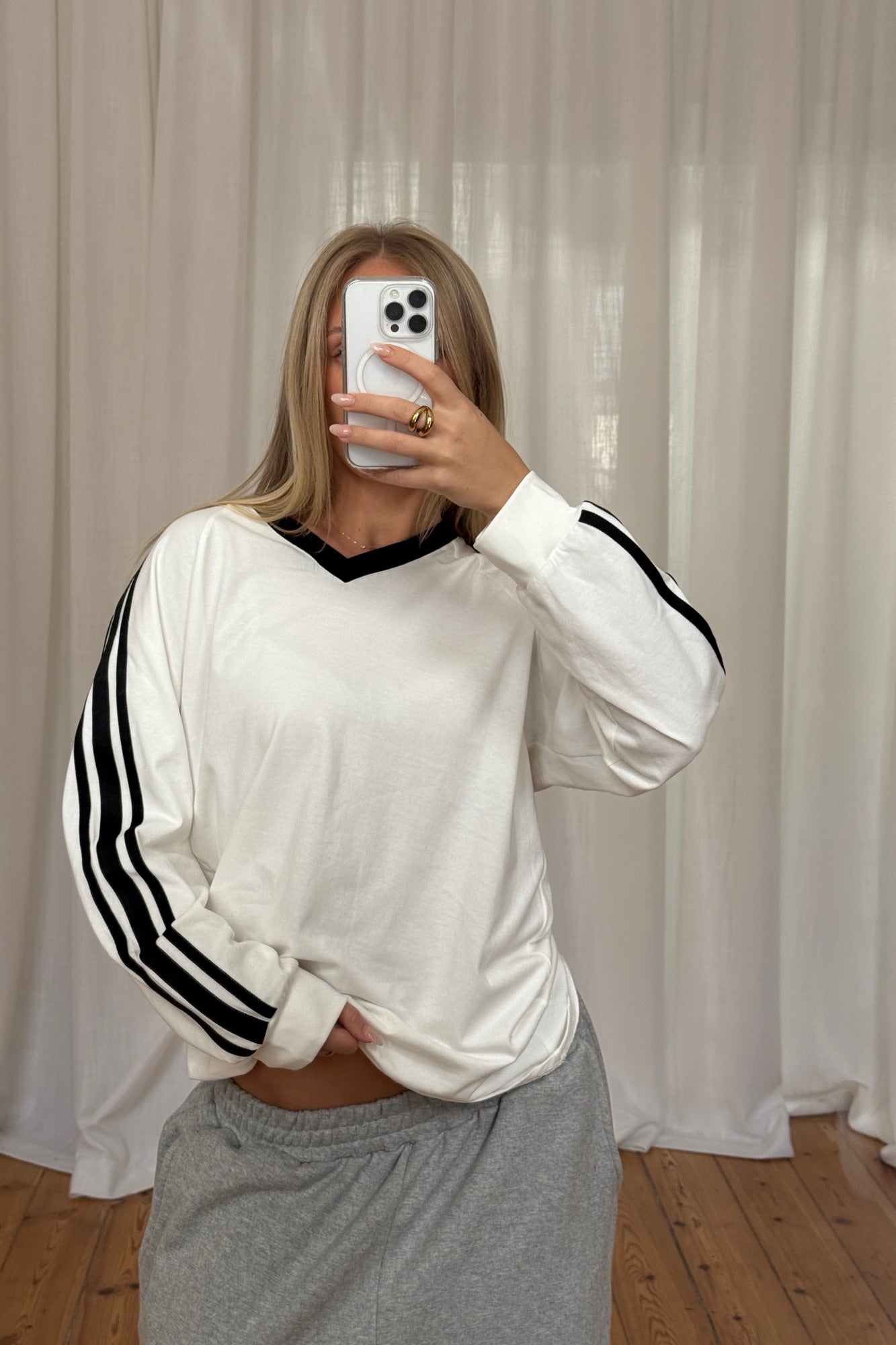 All Stars Long Sleeve Blanc