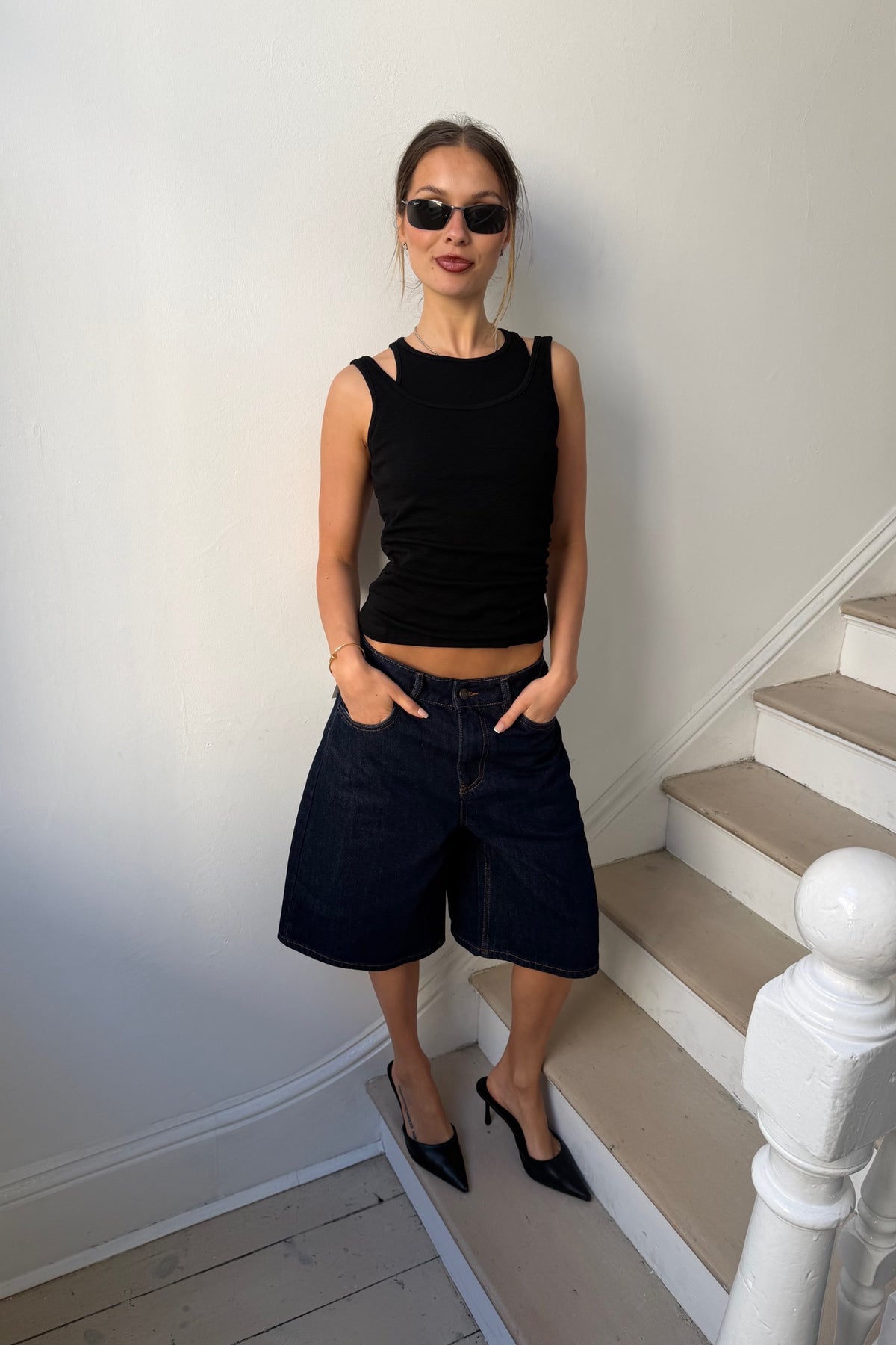 Clyde Short Dark Indigo