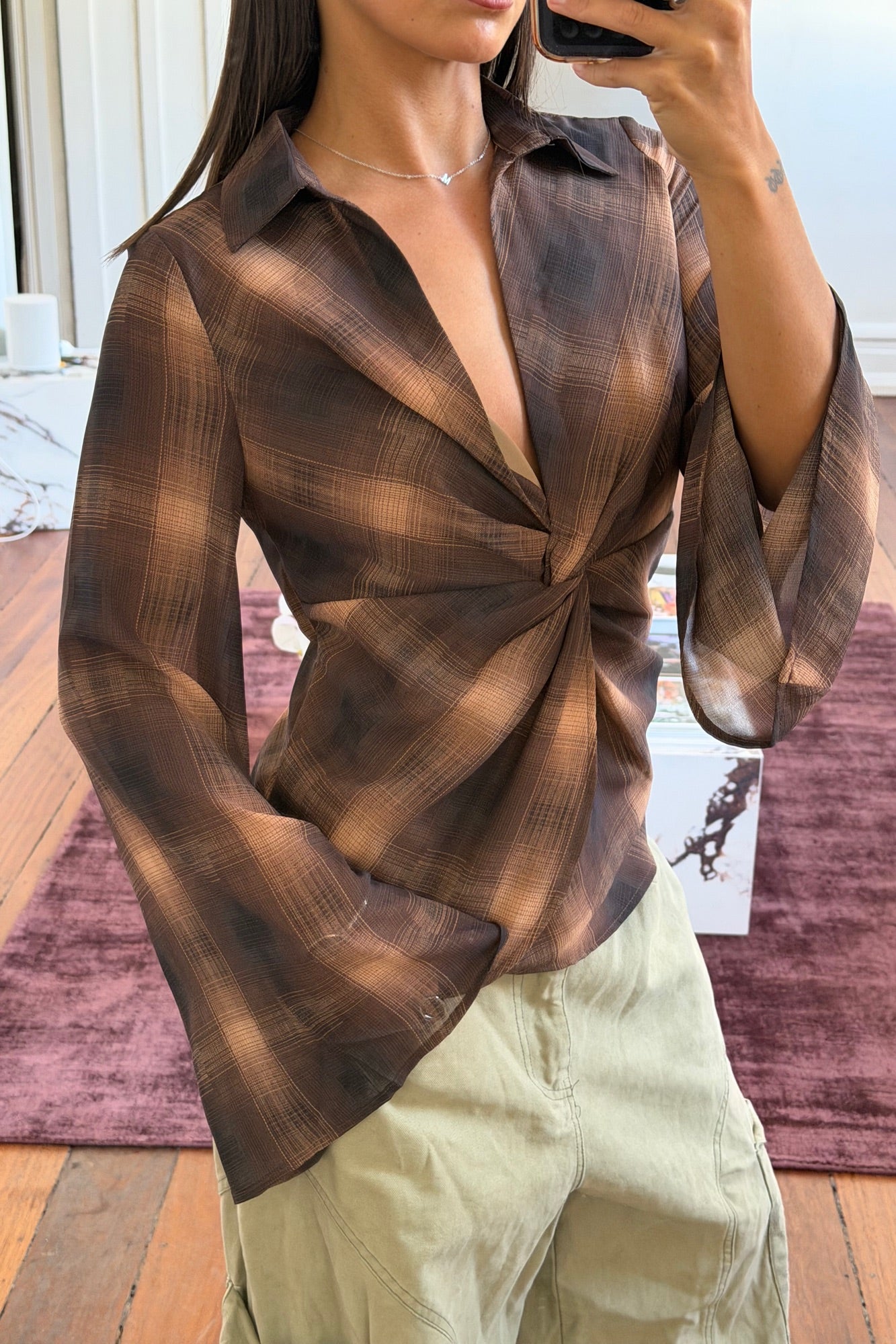 Blaire Long Sleeve Brown
