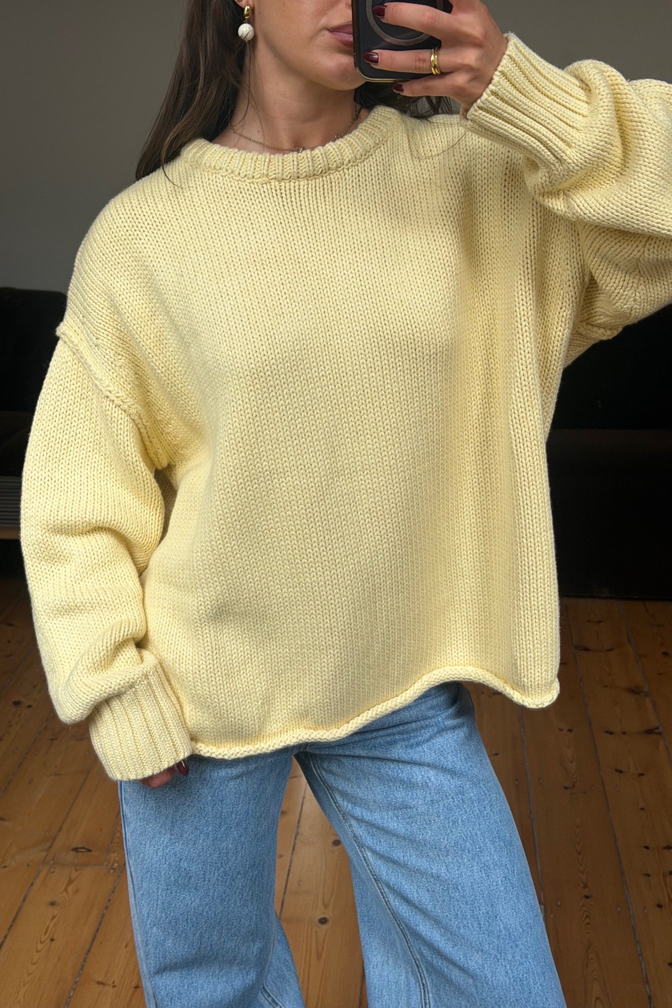 Nikova Knit Jumper Lemon