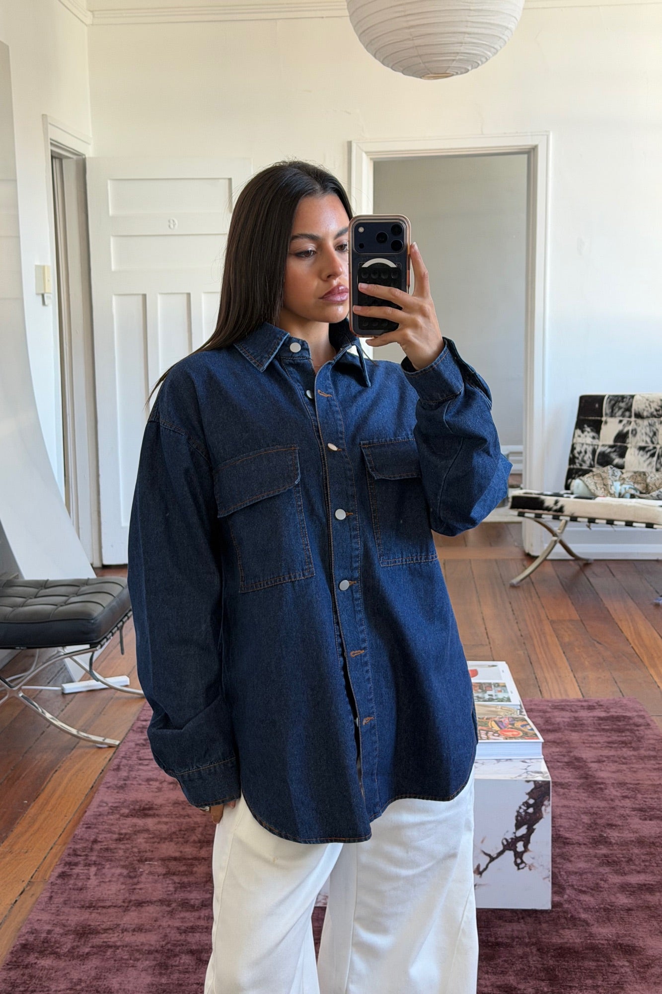 Milan Denim Shirt Indigo