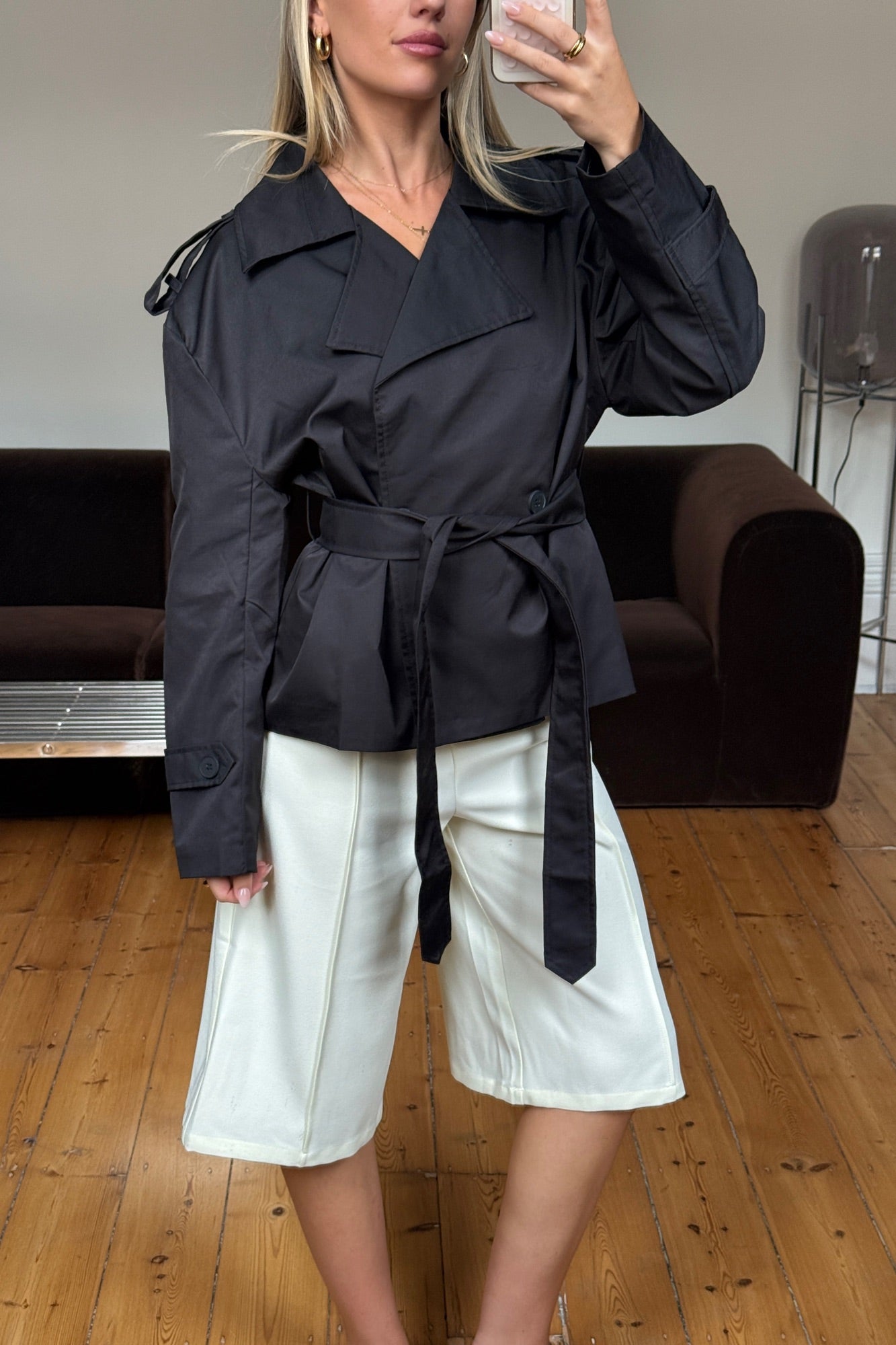 Aston Trench Black