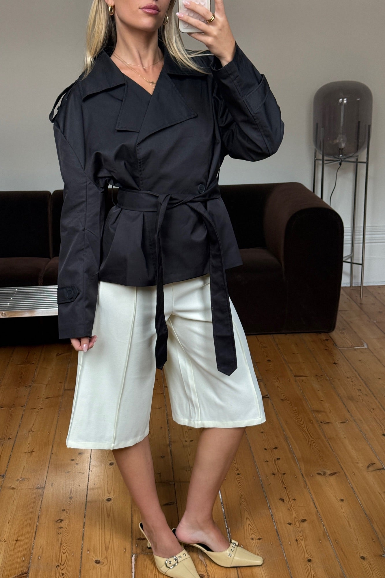Aston Trench Black