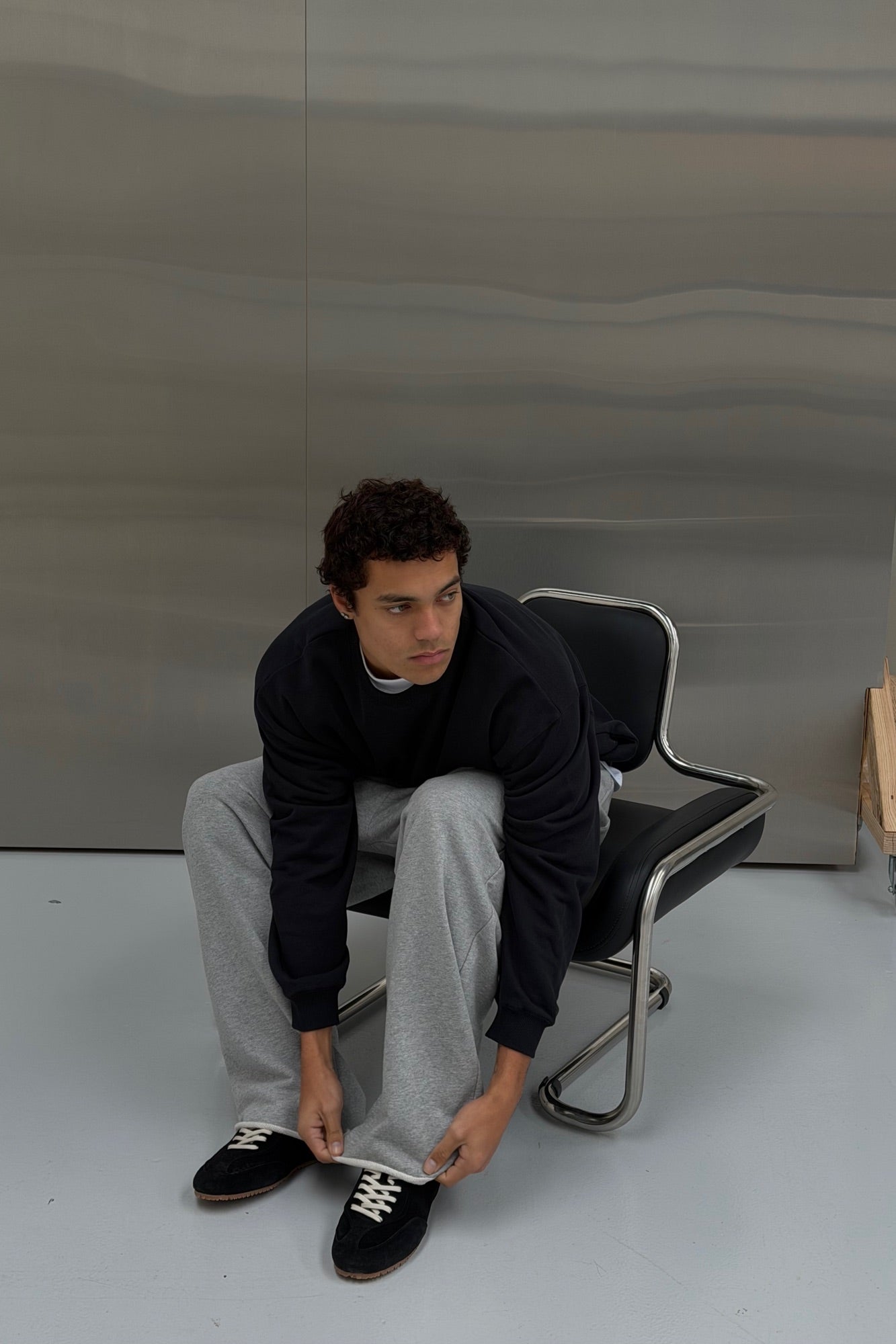 Heavyweight Raw Track Pant Grey