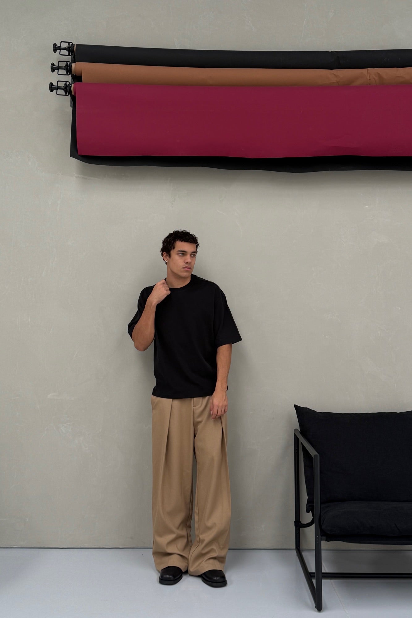 Josh Baggy Pant Sand