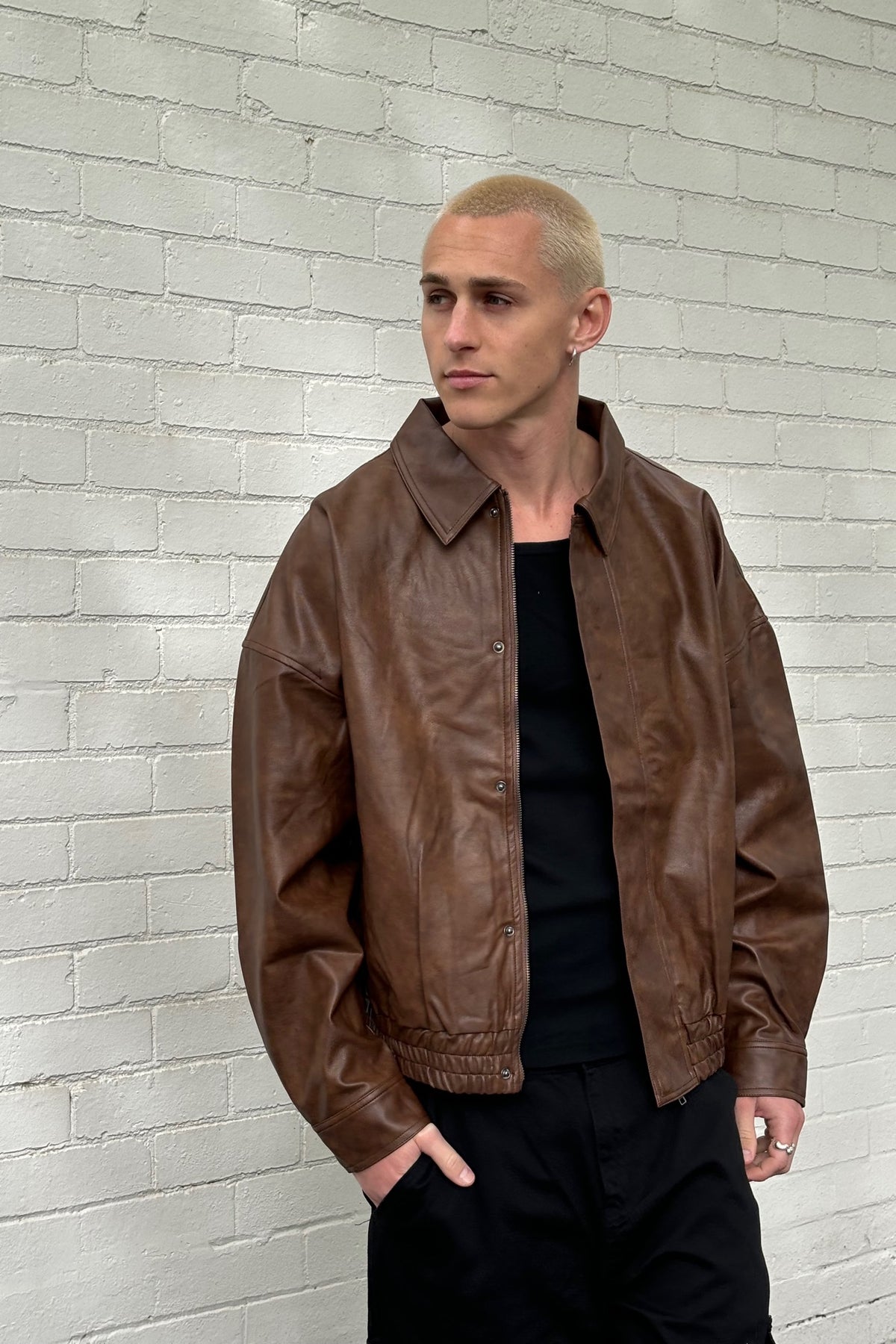 Unisex Bowie Bomber Chocolate