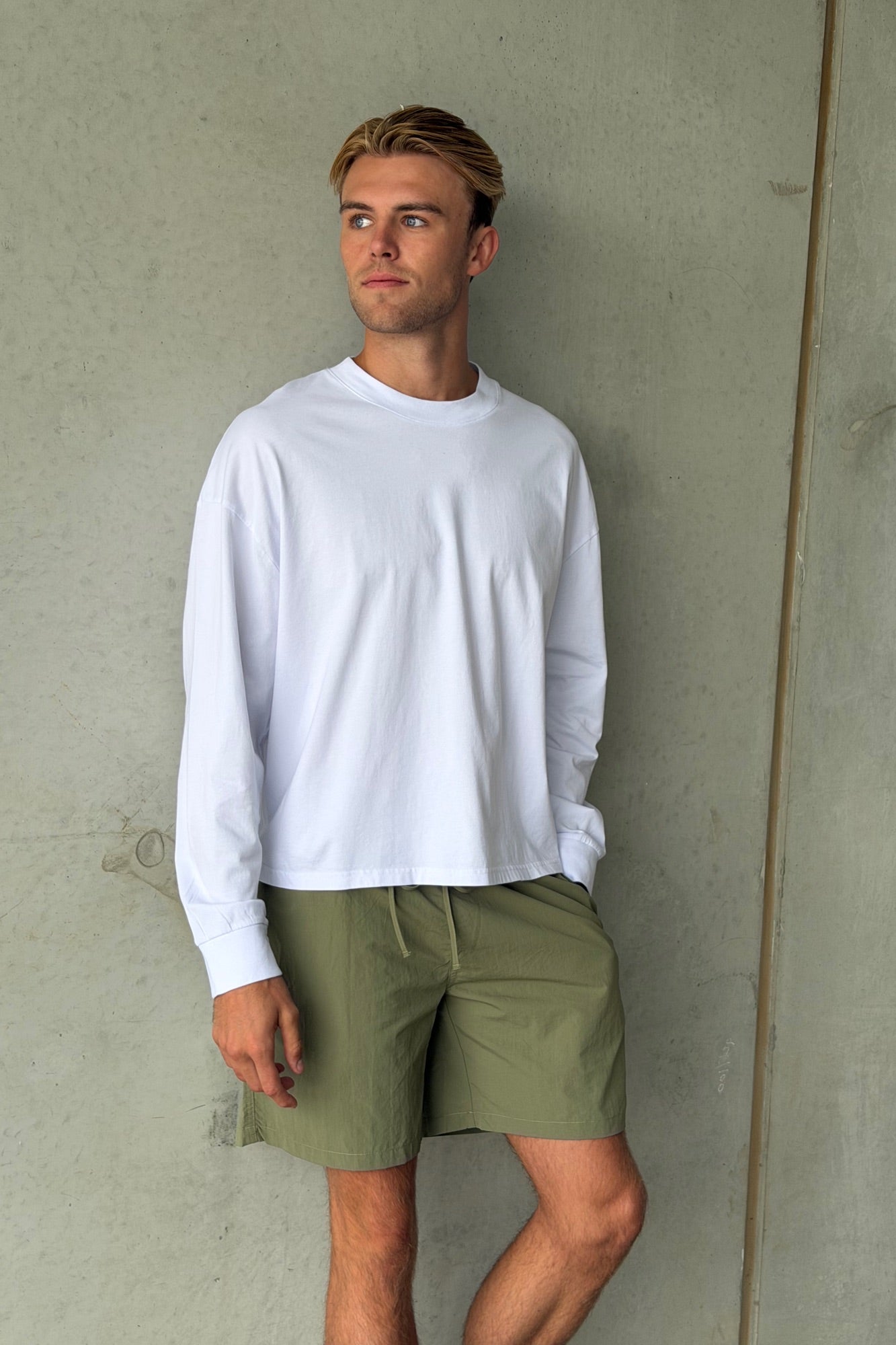 Cotton Long Sleeve White