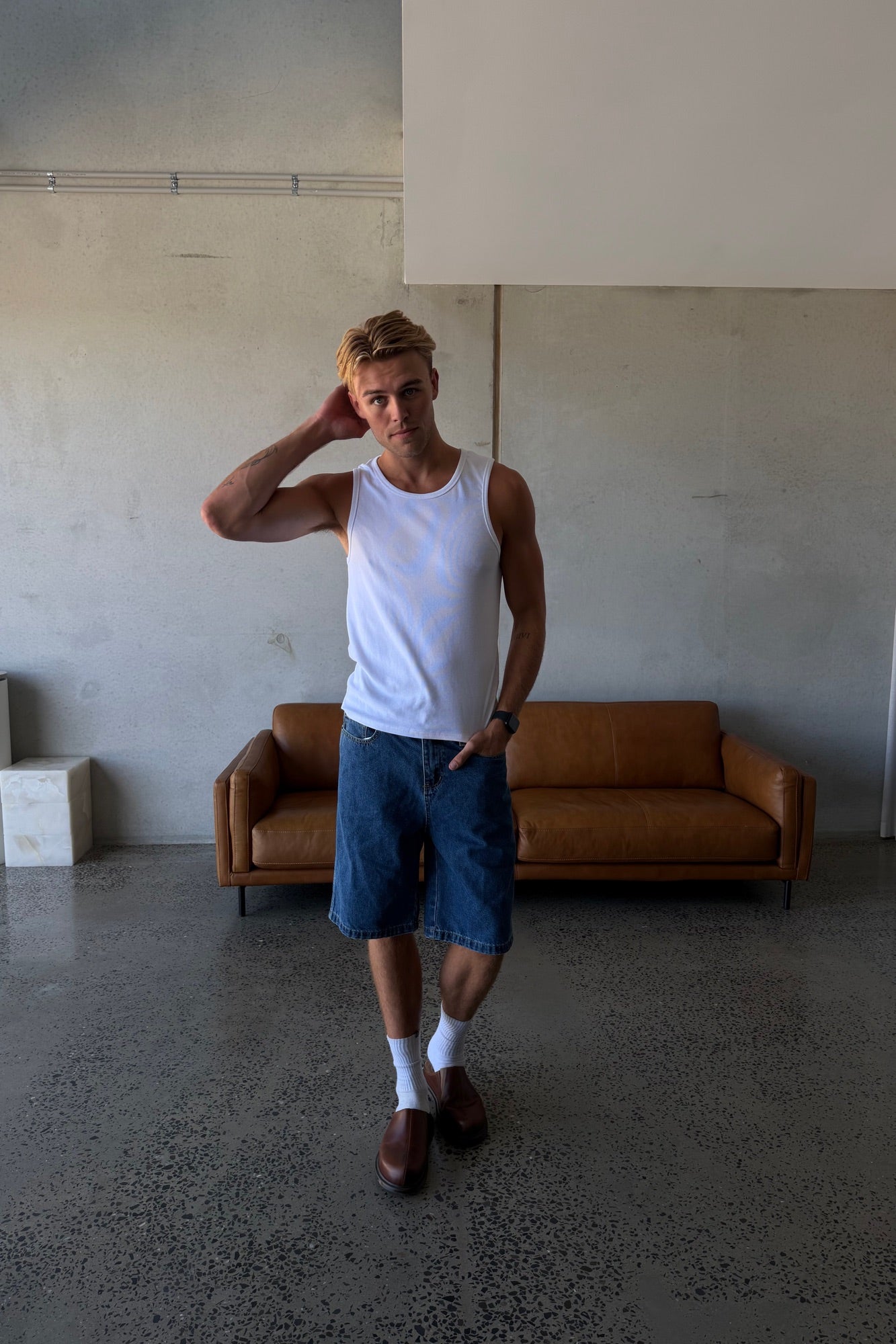 Taplin Baggy Short Blue