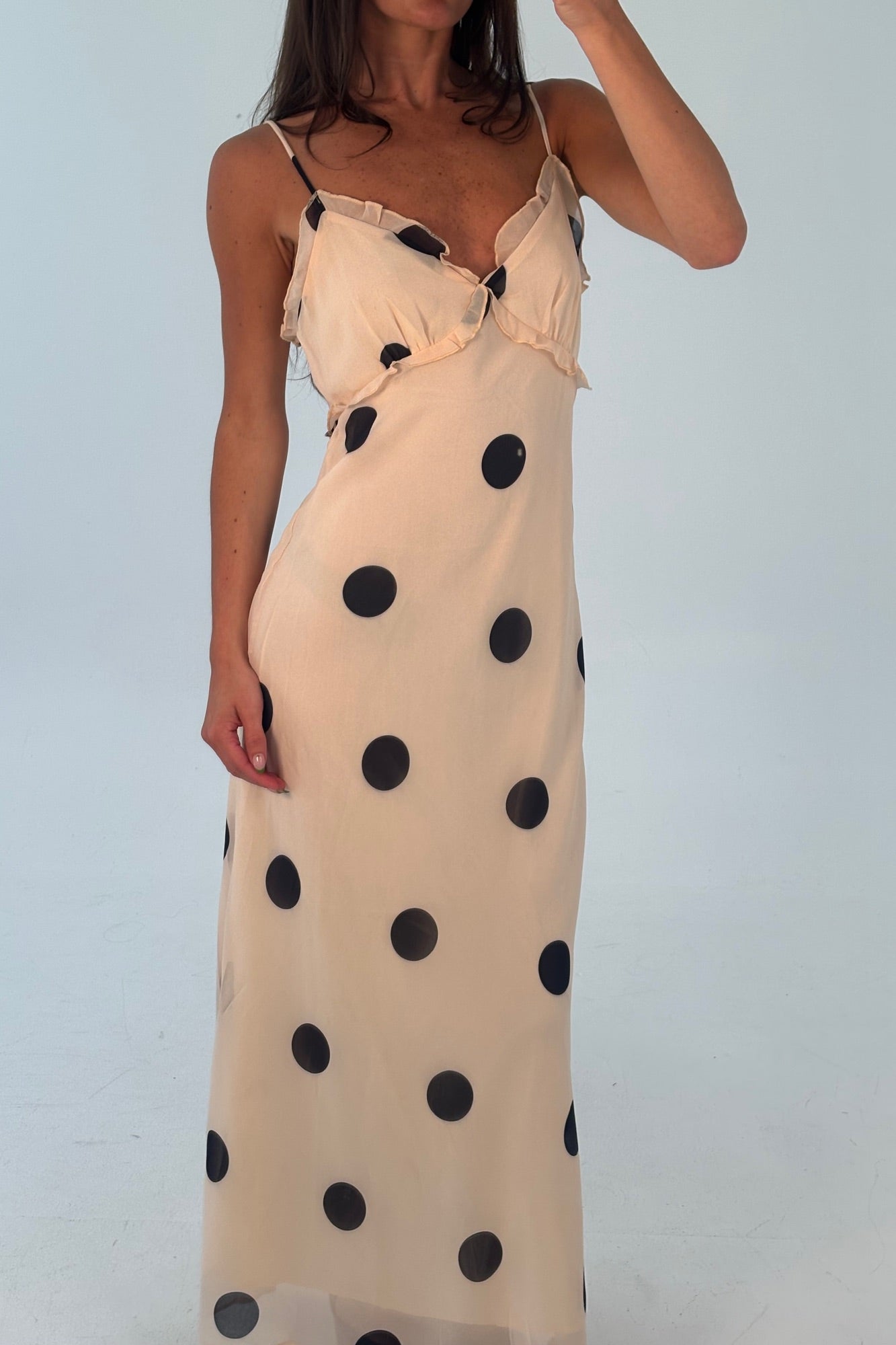 Zhali Midi Dress Beige