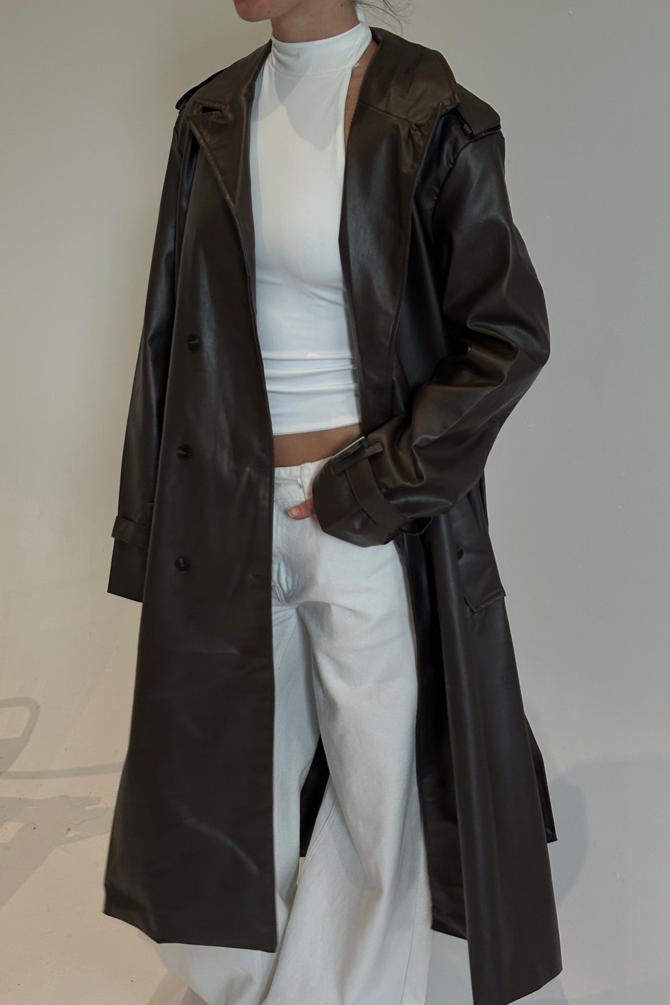 Cherri Trench Chocolate