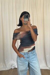 Iris Off The Shoulder Top Mars