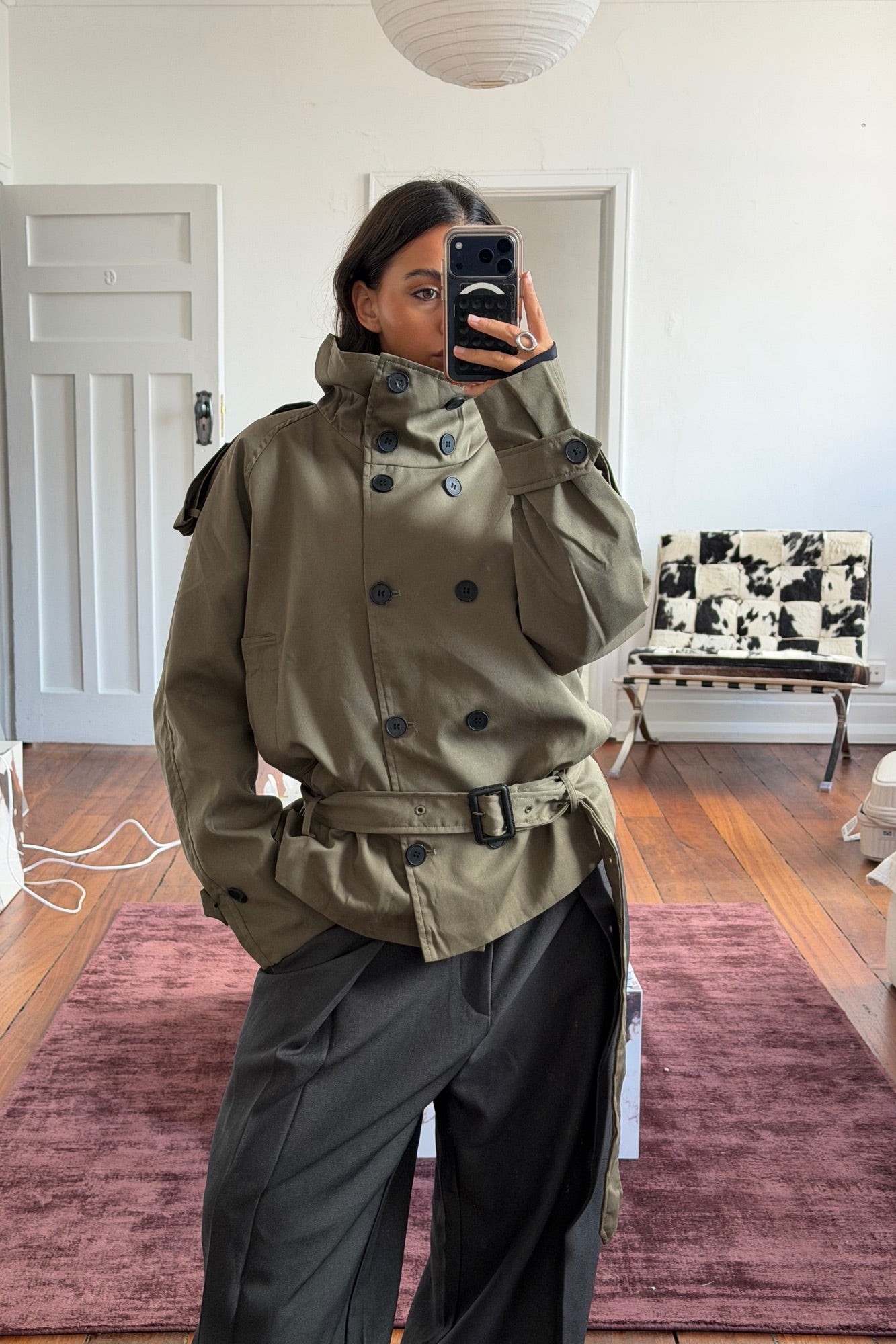 Alessia Trench Khaki
